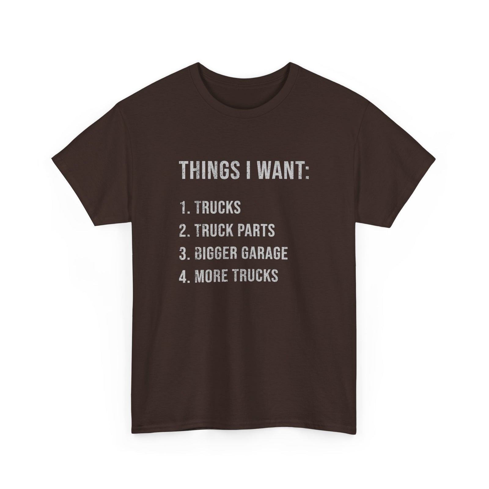 Things I Want: Trucks T-Shirt shirt detail - petrolhead gift tee