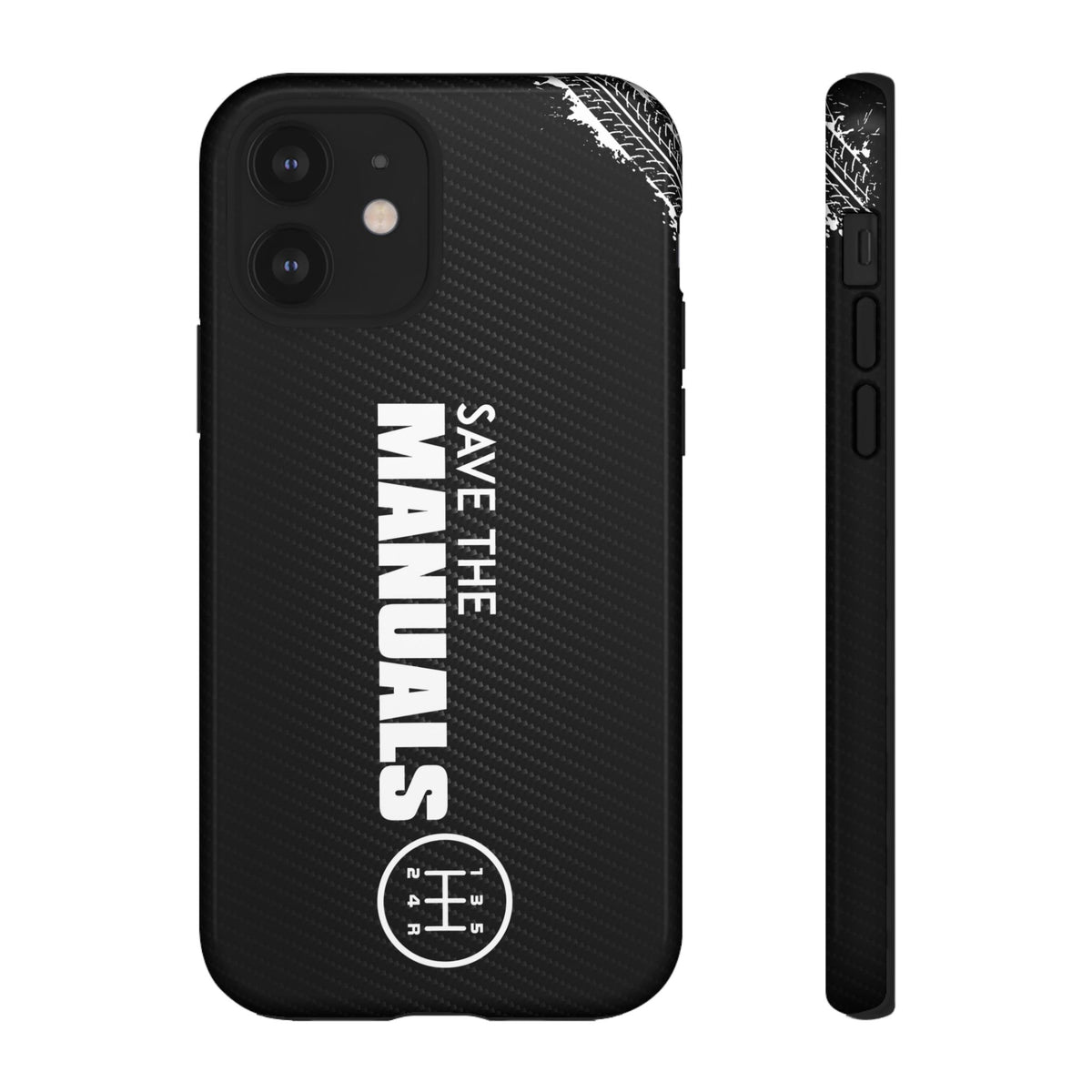 Save The Manuals Tough Phone Case | Manual Transmission Car Guy Gift