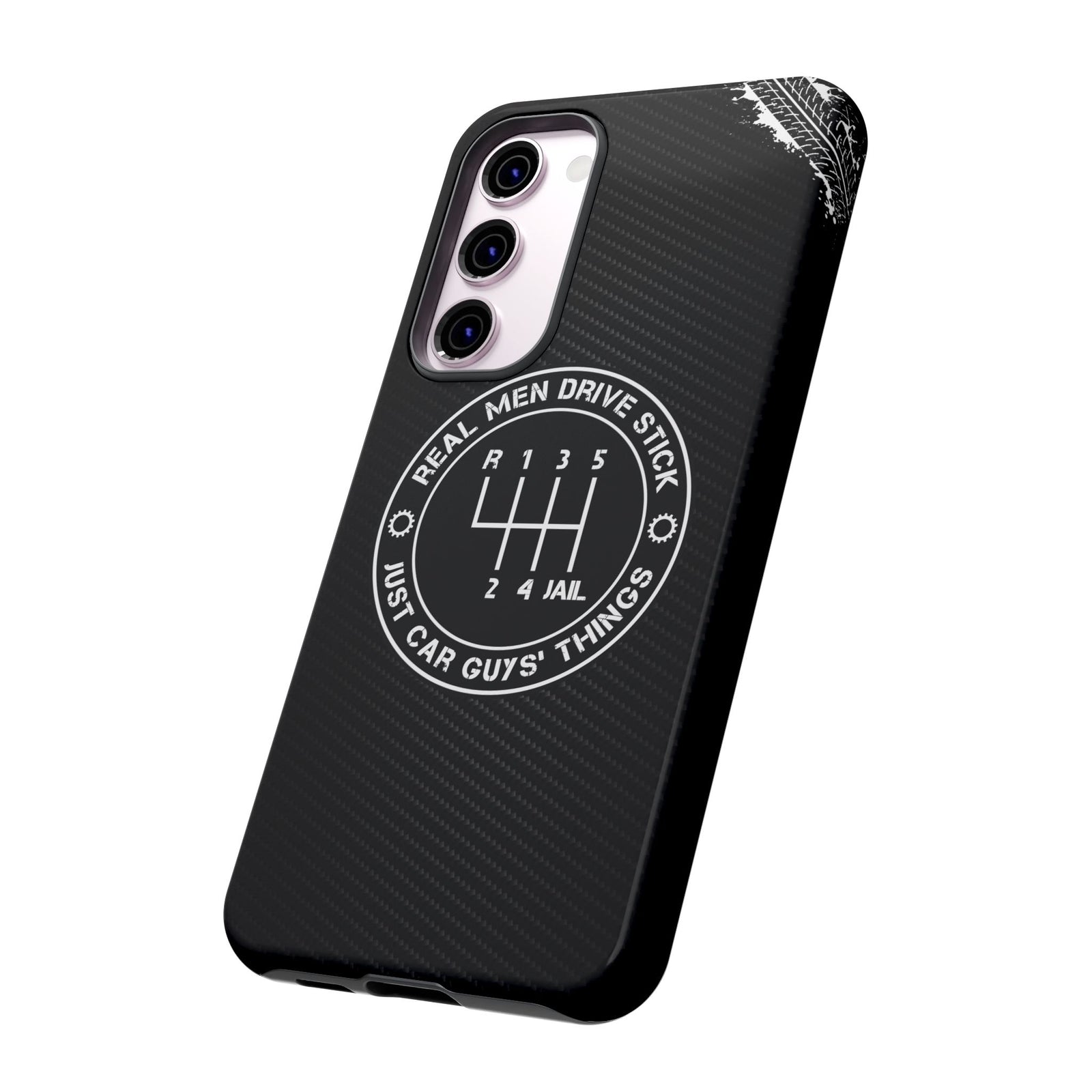 Real Men Drive Stick Manual Transmission Tough Phone Case | Car Guy Gift