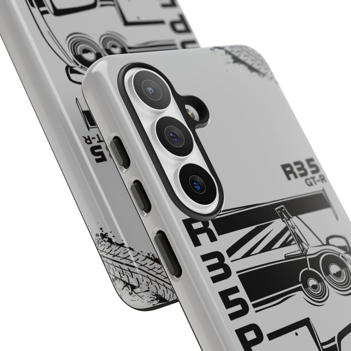 JDM Front View Tough Phone Case - Google Pixel 9 Pro XL, glossy, camera cutout close-up