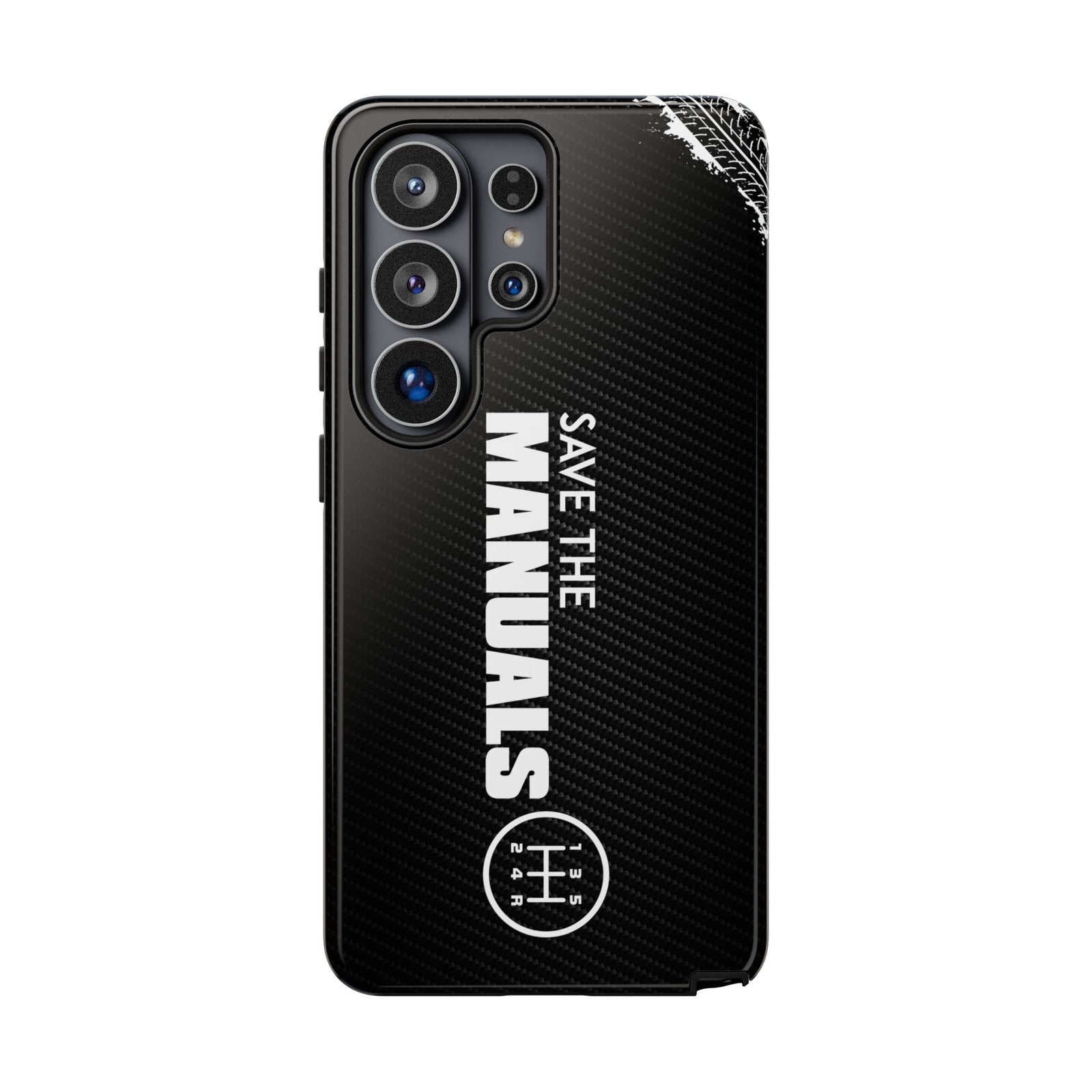 Save The Manuals Tough Phone Case | Manual Transmission Car Guy Gift