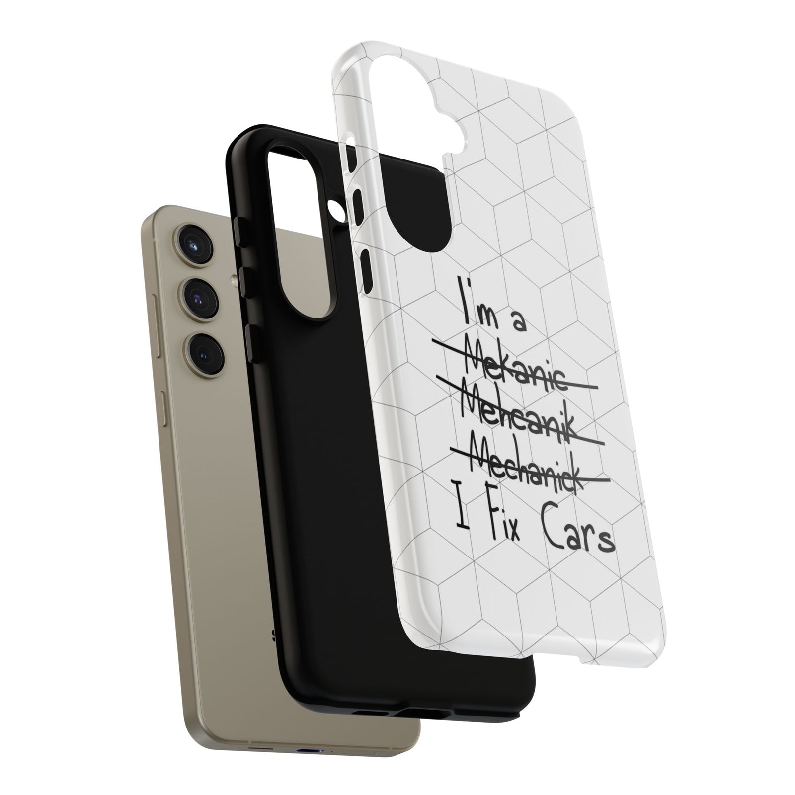Mechanic I Fix Cars Funny Tough Phone Case | Car Guy Gift