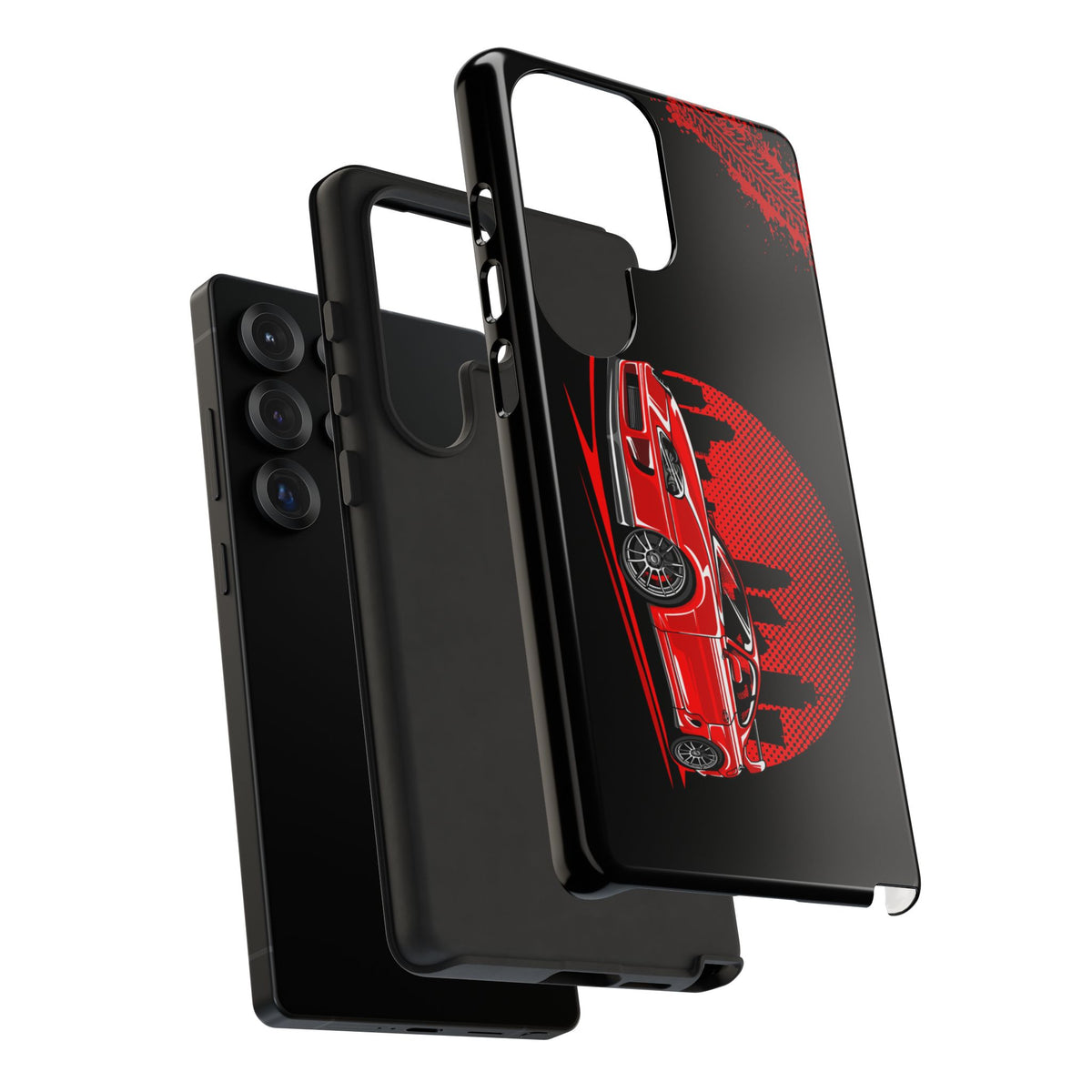 MKIV A80 Supra 2JZ Red City Tough Phone Case | JDM Car Guy Gift