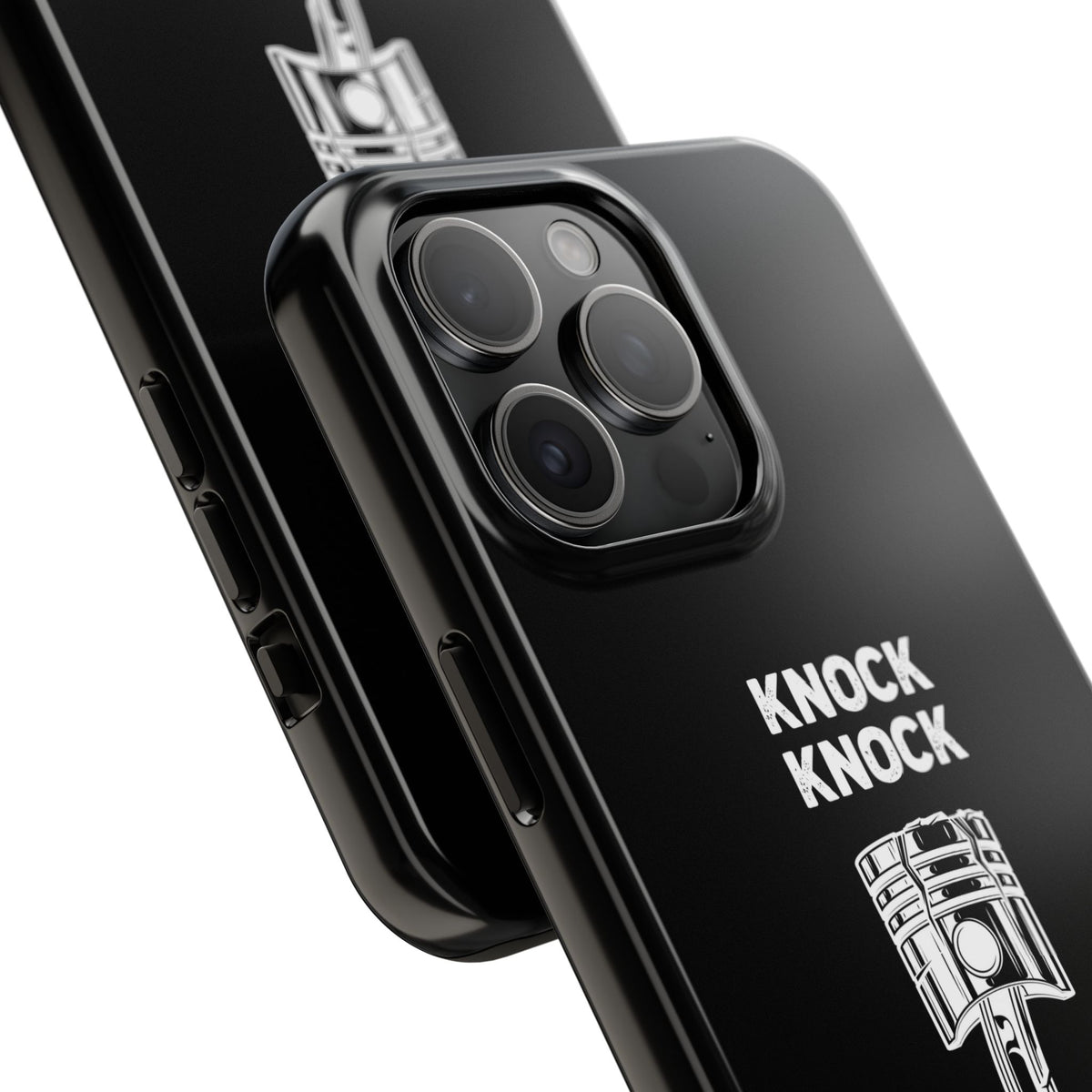 Knock Knock Broken Piston Phone Case | Funny Mechanic Car Guy Gift