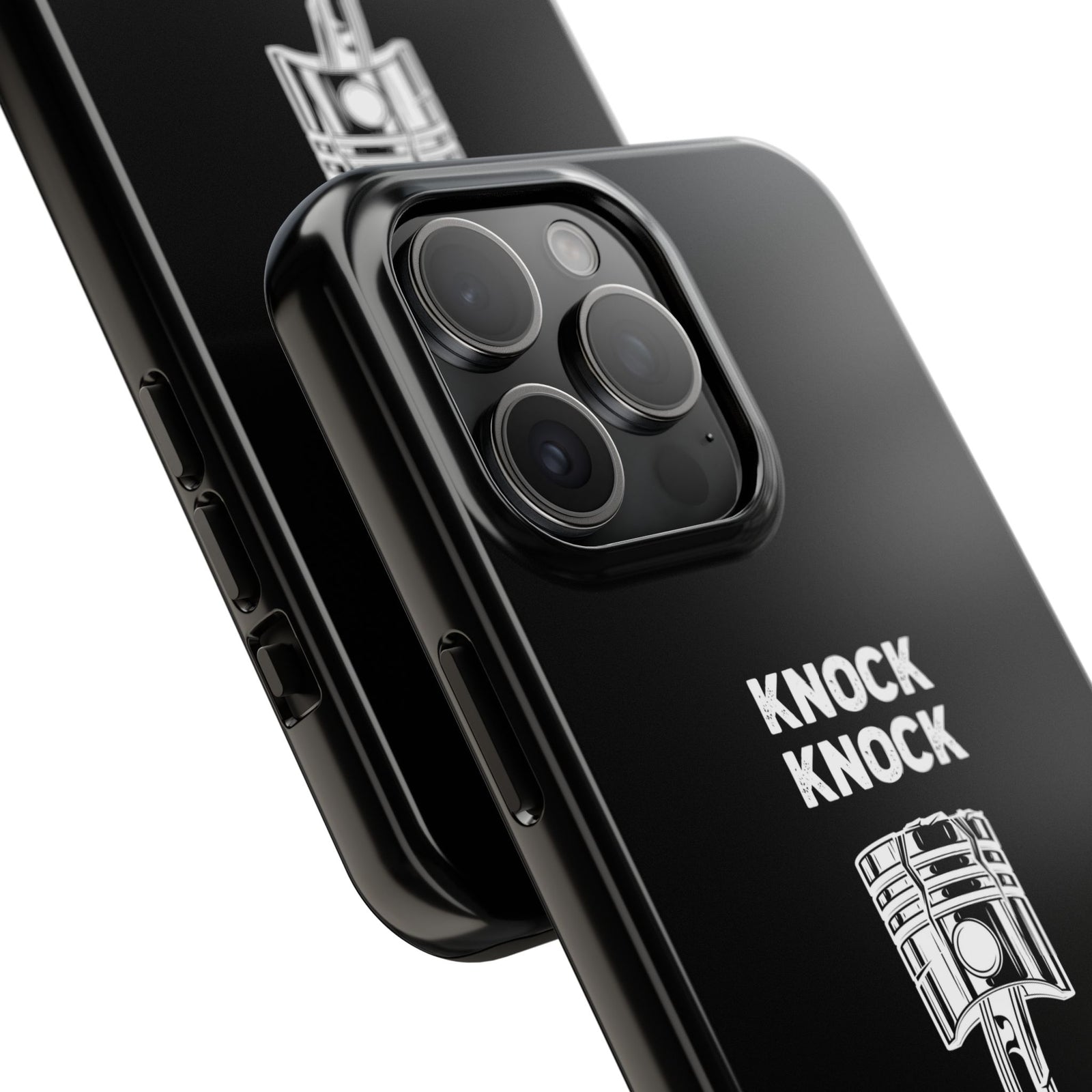 Knock Knock Broken Piston Phone Case | Funny Mechanic Car Guy Gift