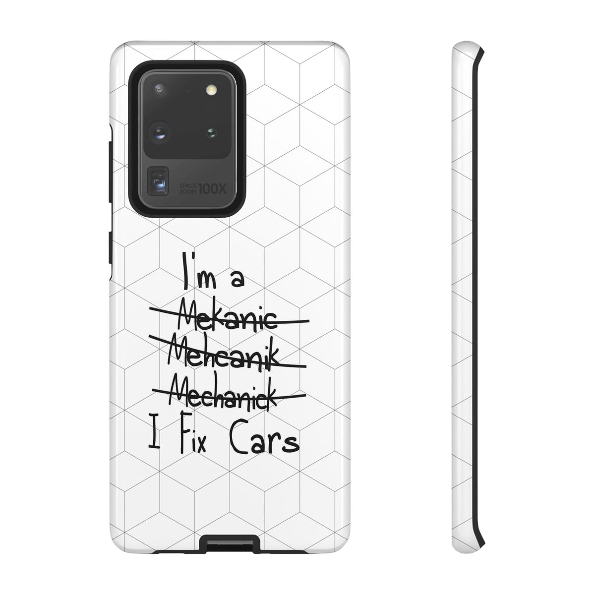 Mechanic I Fix Cars Funny Tough Phone Case | Car Guy Gift