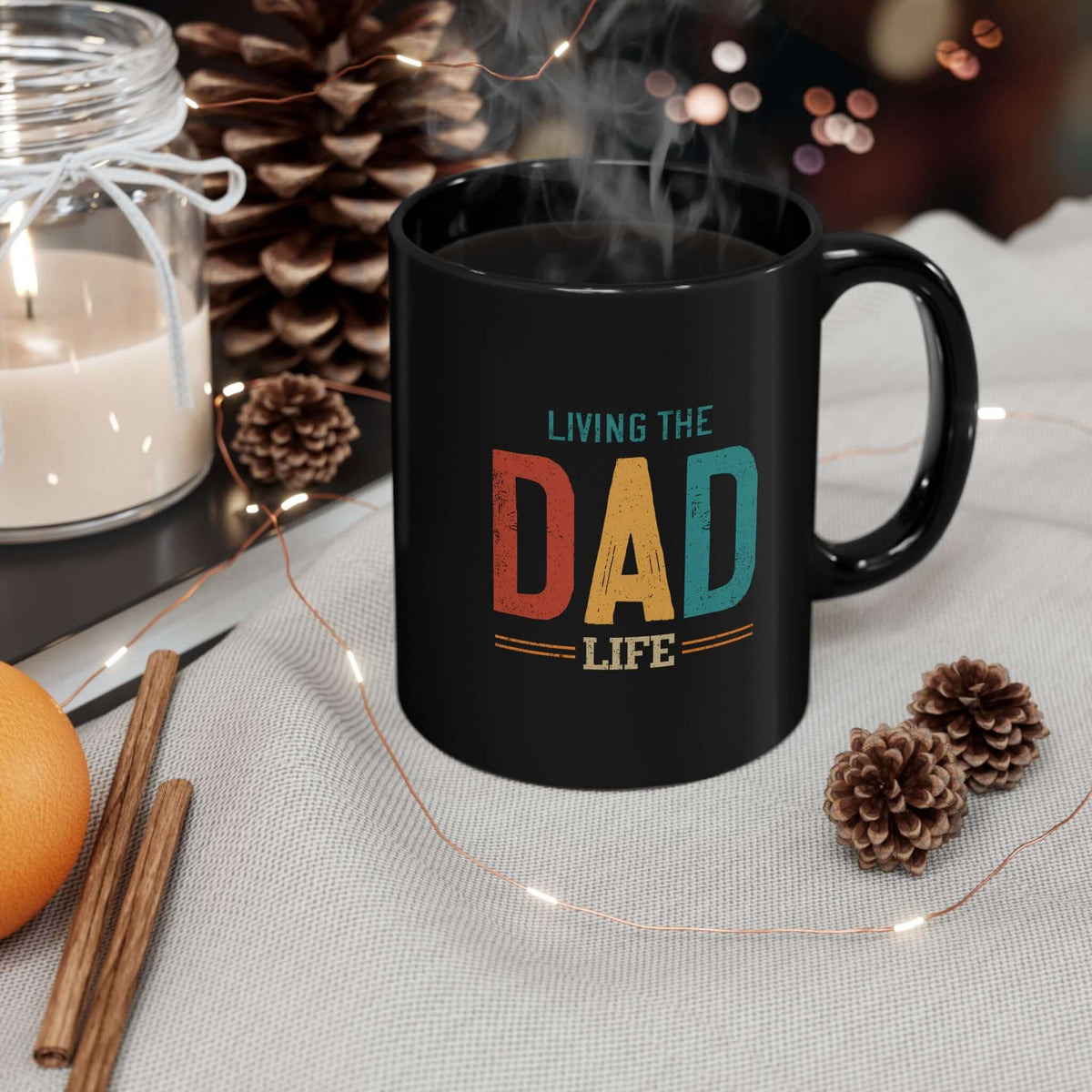Living the Dad Life Coffee Mug coffee mug gift - car guy present
