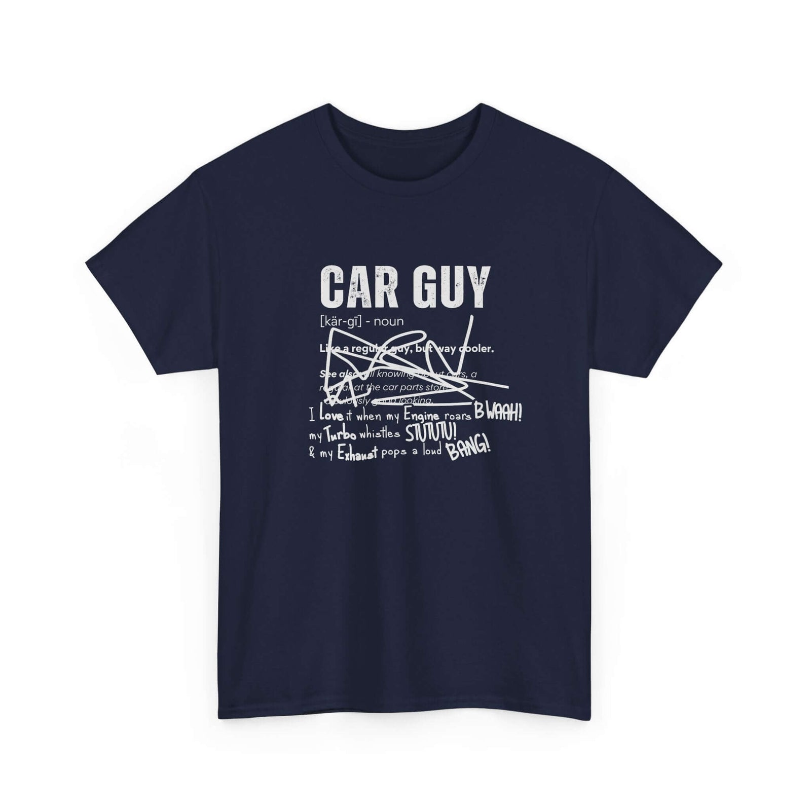 Car guy definition t-shirt - funny car enthusiast gift - car lover tee