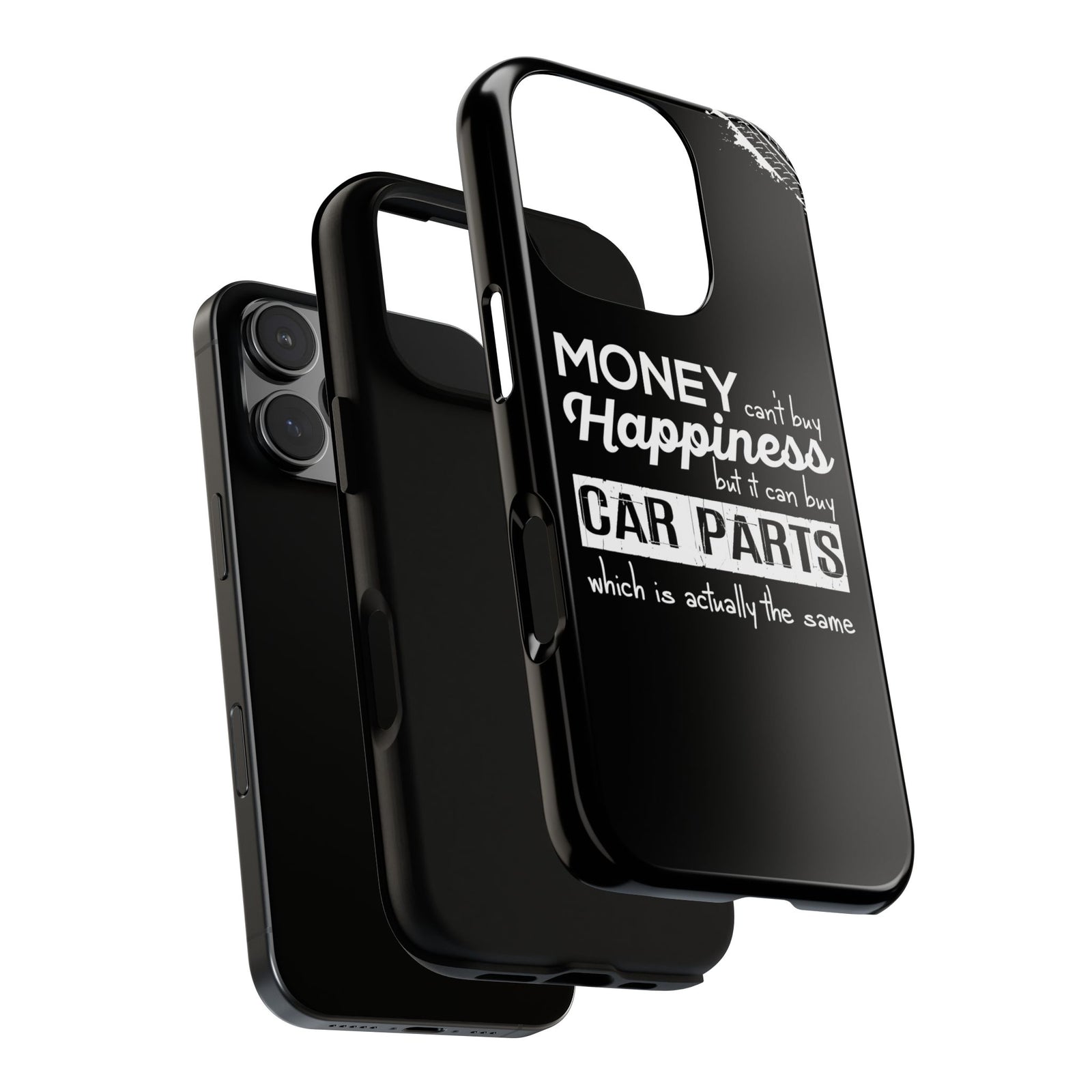 More Car Parts Equals Happiness Tough Phone Case | Car Enthusiast Gift