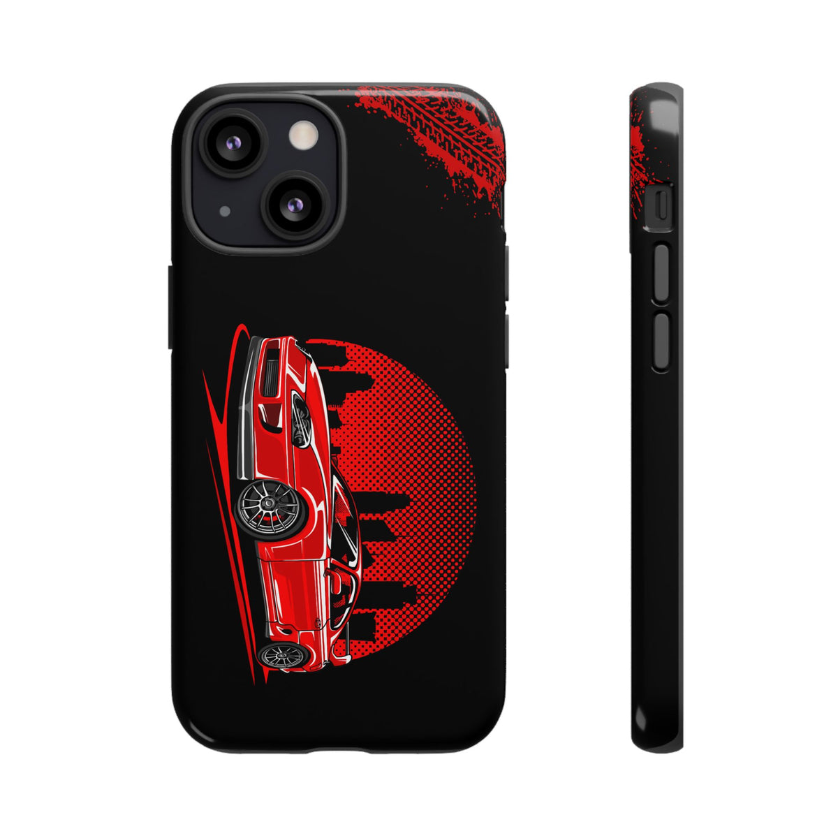 MKIV A80 Supra 2JZ Red City Tough Phone Case | JDM Car Guy Gift
