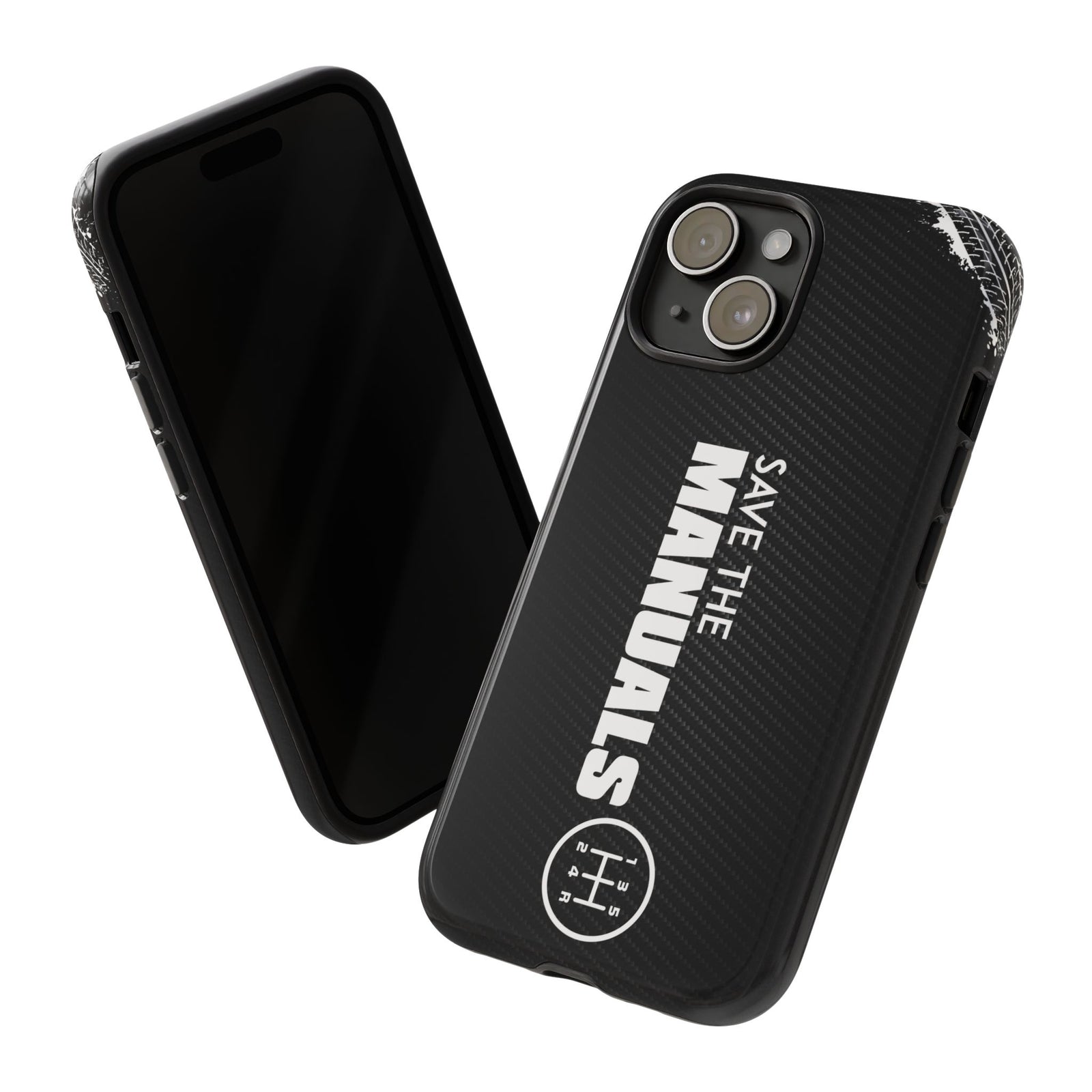 Save The Manuals Tough Phone Case | Manual Transmission Car Guy Gift
