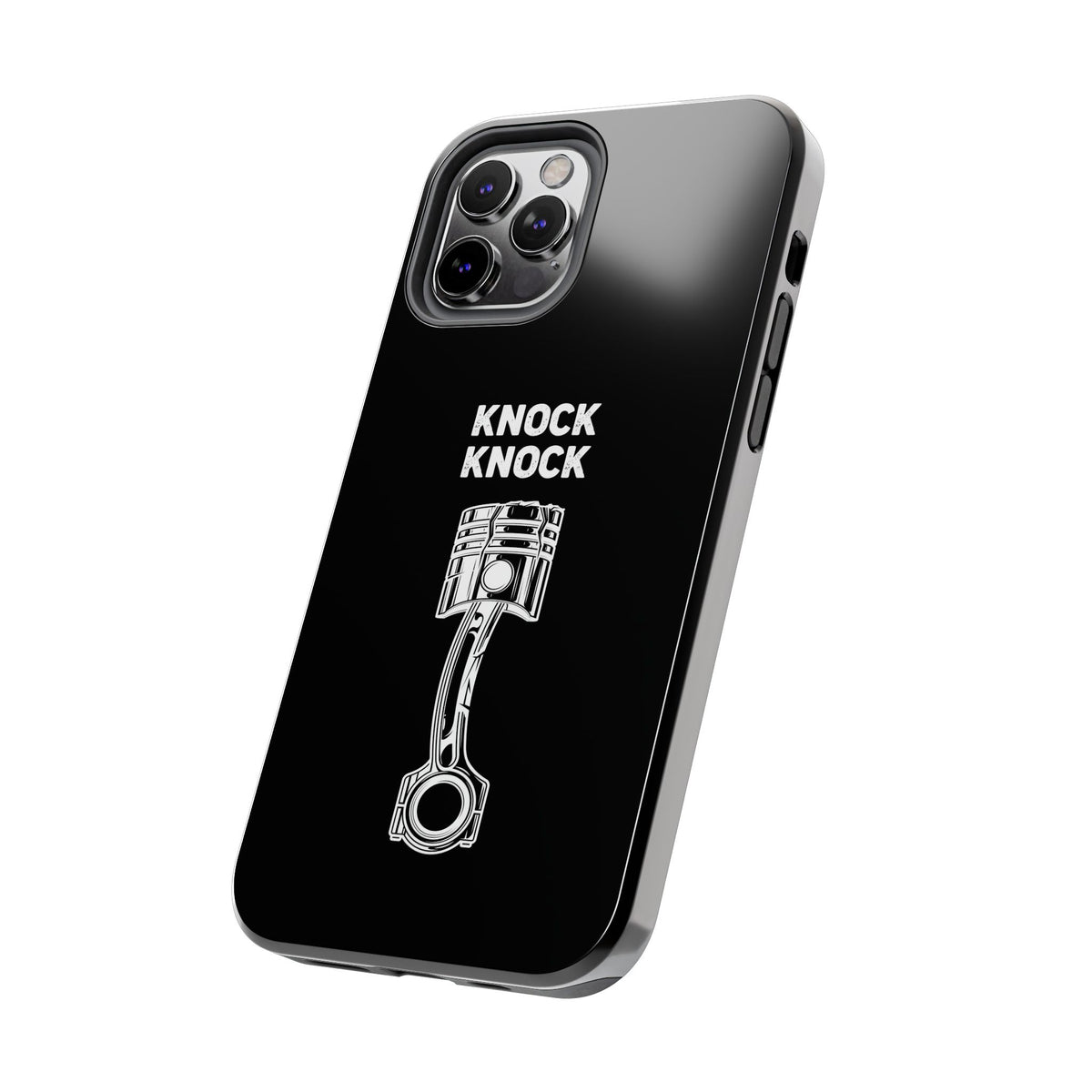 Knock Knock Broken Piston Phone Case | Funny Mechanic Car Guy Gift