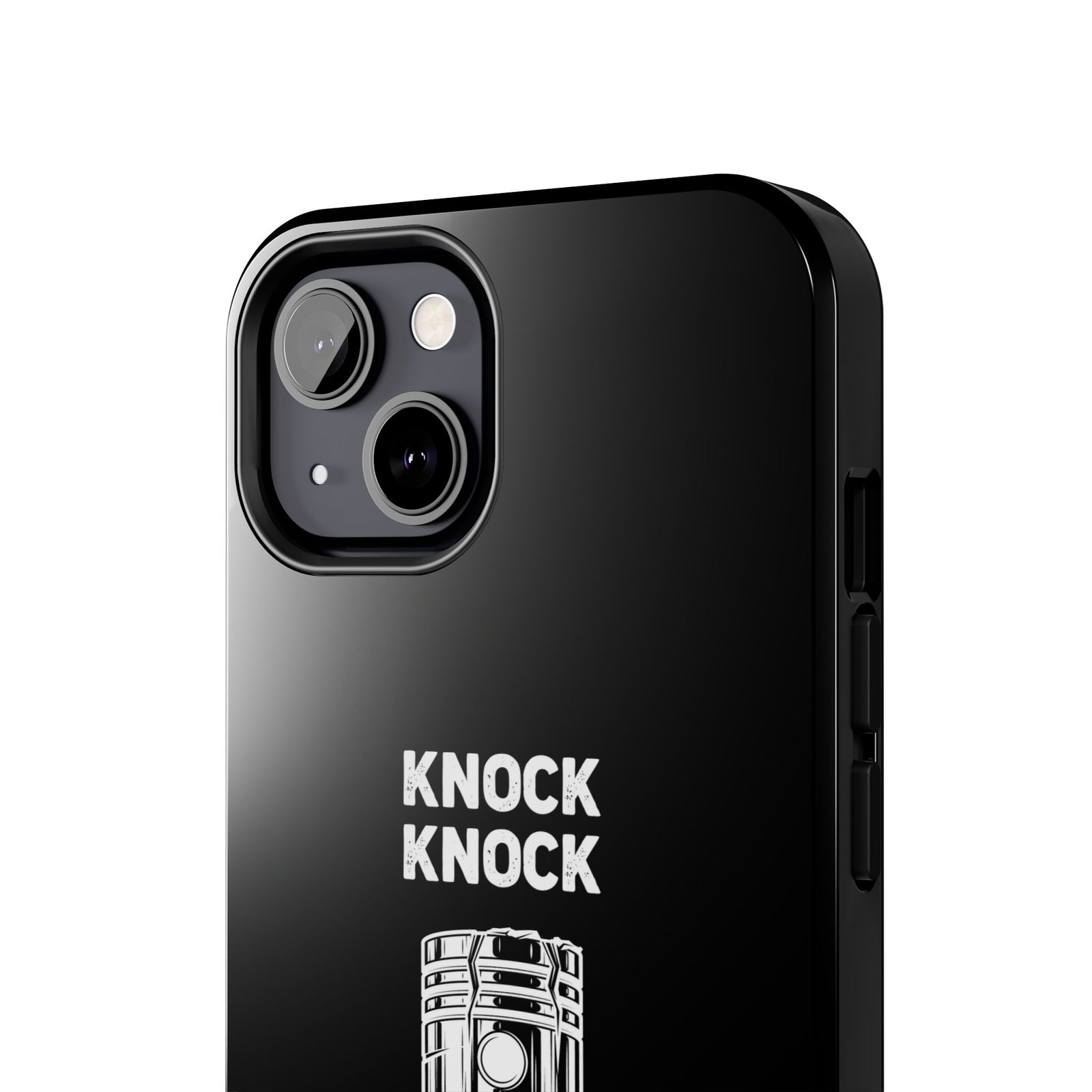Knock Knock Broken Piston Phone Case | Funny Mechanic Car Guy Gift