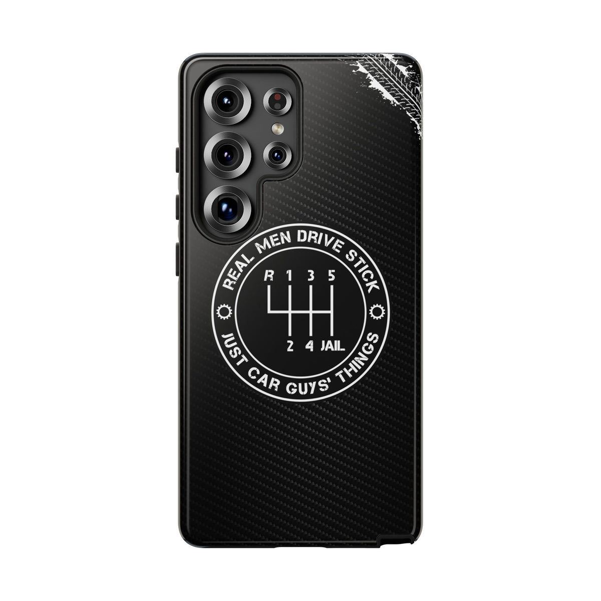 Real Men Drive Stick Manual Transmission Tough Phone Case | Car Guy Gift