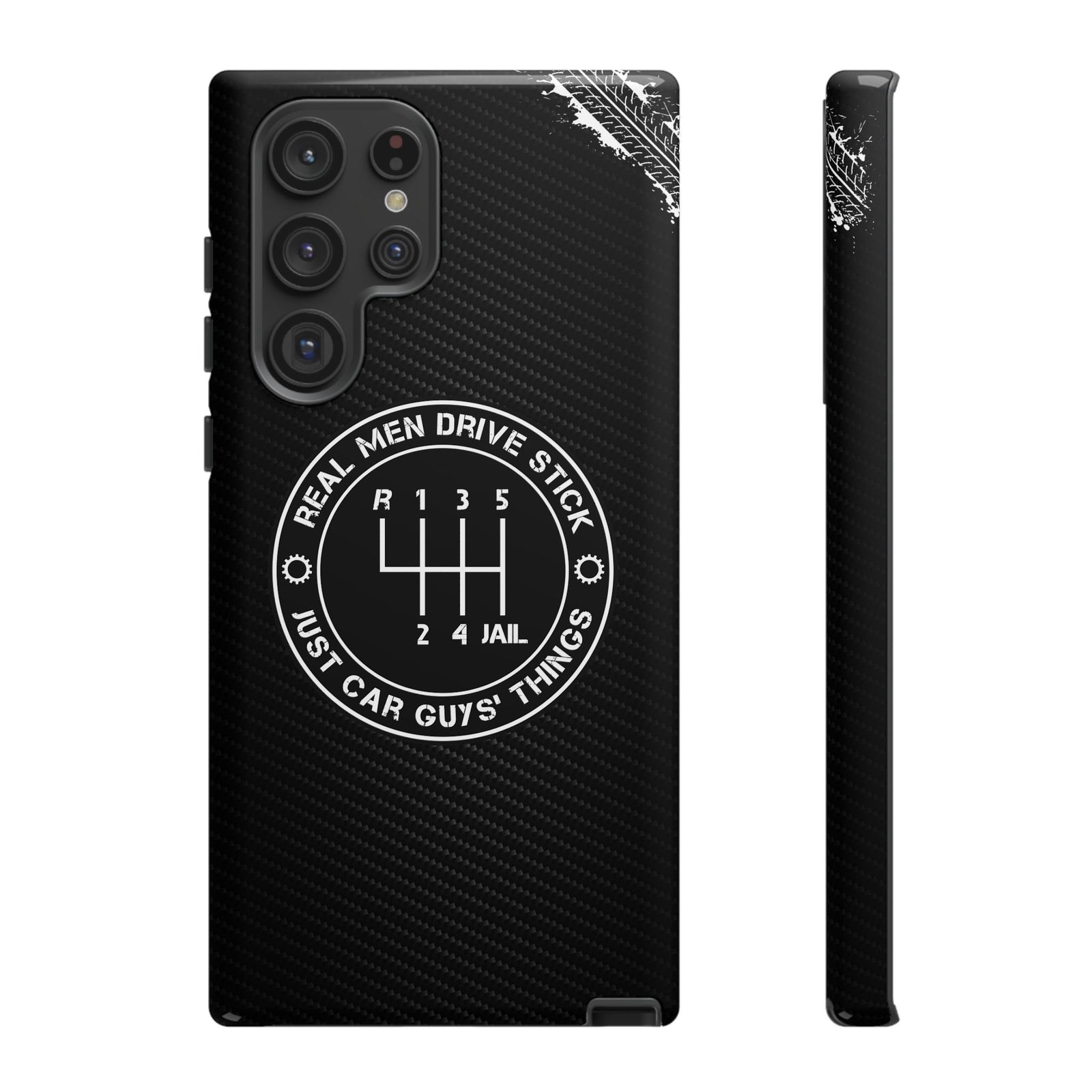 Real Men Drive Stick Manual Transmission Tough Phone Case | Car Guy Gift