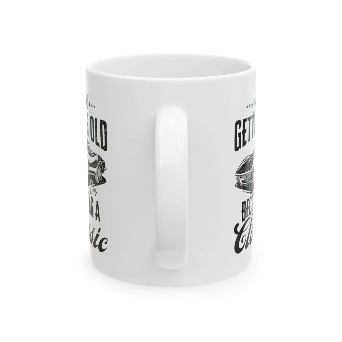 Becoming a classic mug - funny vintage car enthusiast coffee gift