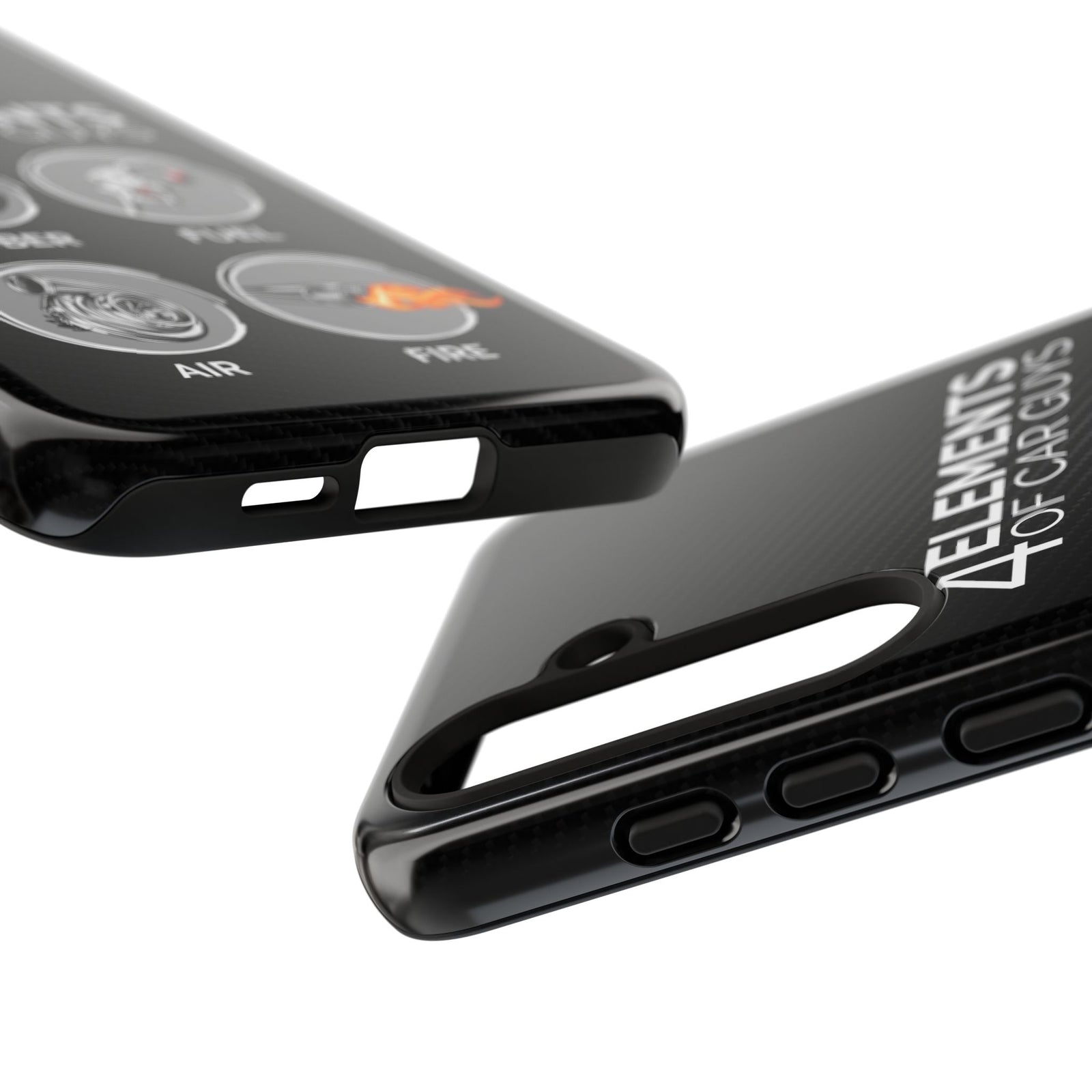 The 4 Elements of Car Guys Tough Phone Case | Funny Car Lover Gift