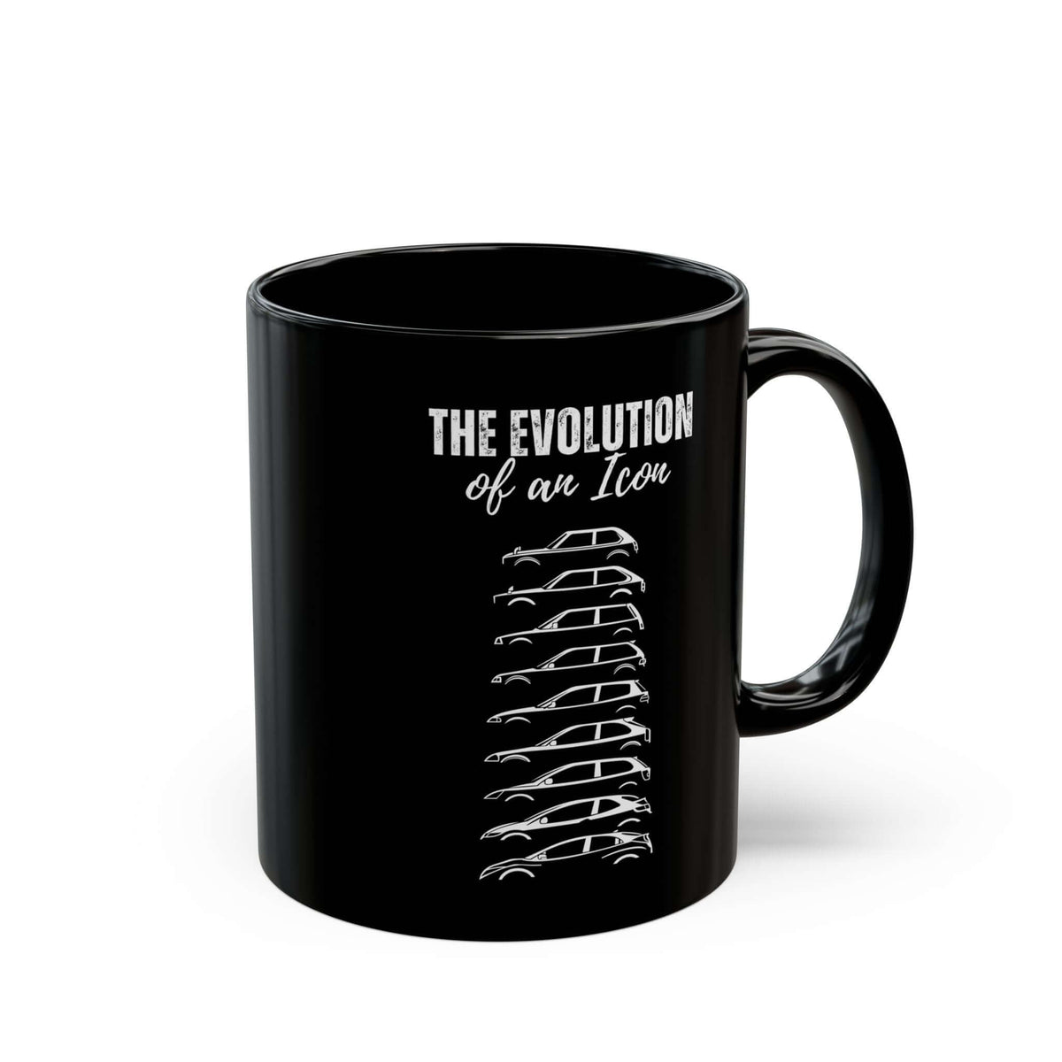 JDM Coffee Mug mug back view - car enthusiast gift