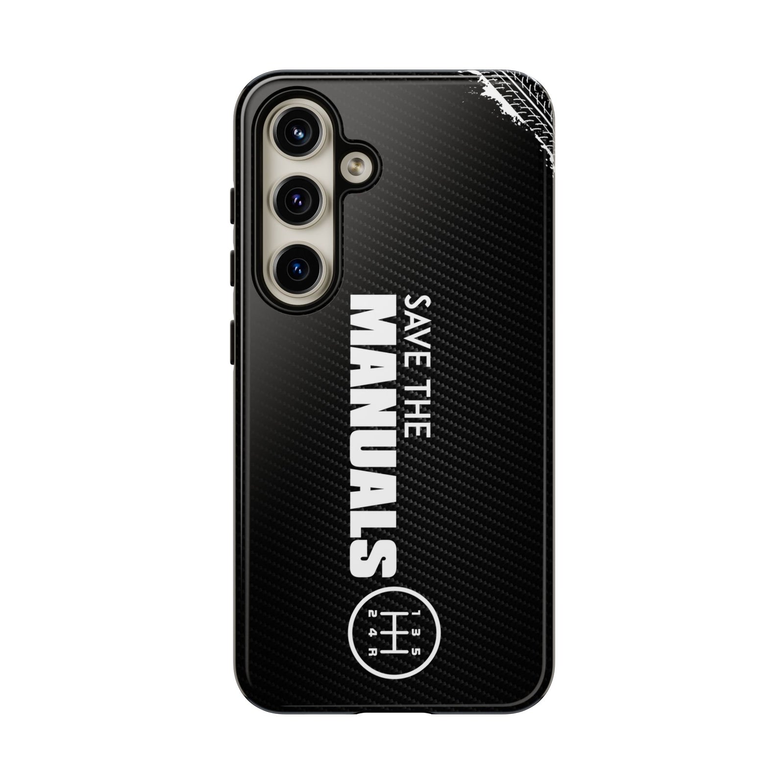 Save The Manuals Tough Phone Case | Manual Transmission Car Guy Gift