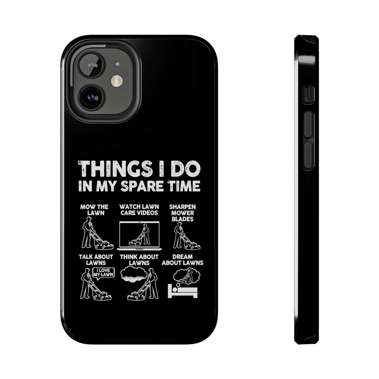 Funny Lawn Care Phone Case t-shirt design - car lover gift