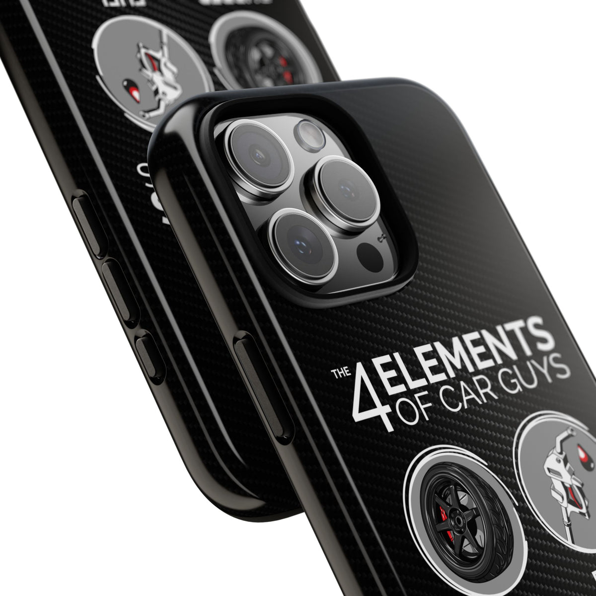The 4 Elements of Car Guys Tough Phone Case | Funny Car Lover Gift