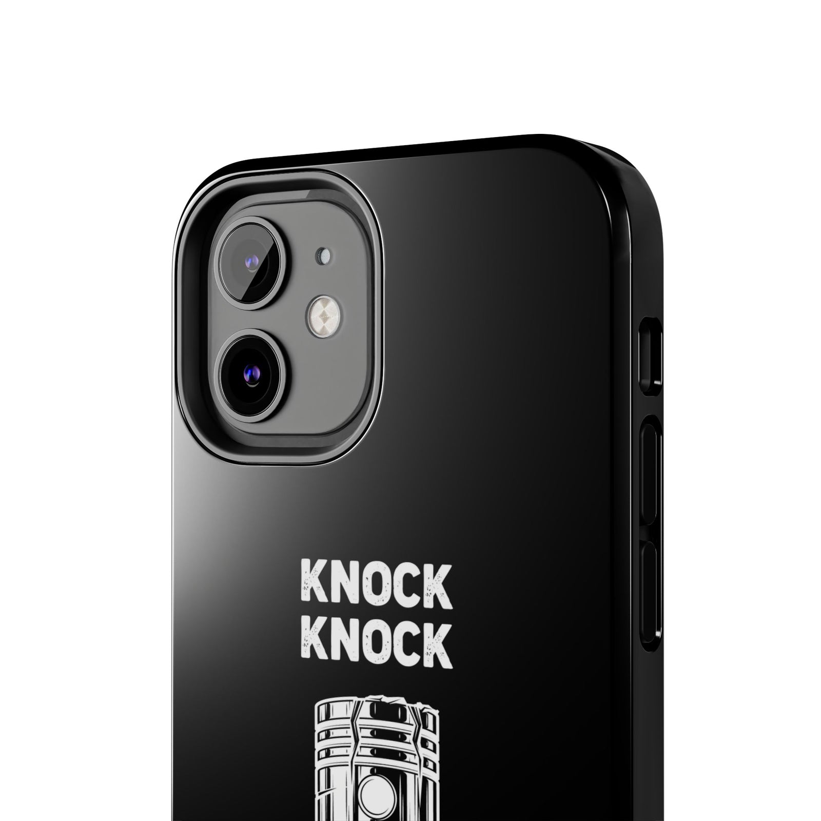 Knock Knock Broken Piston Phone Case | Funny Mechanic Car Guy Gift