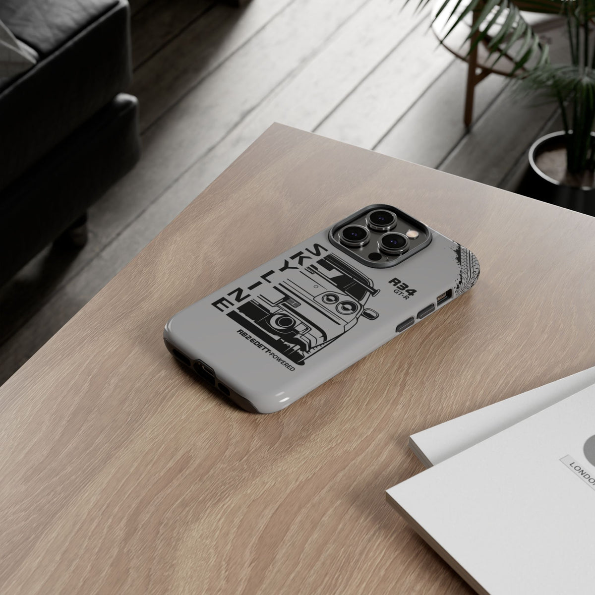 R34 Skyline GTR BNR34 Godzilla Tough Phone Case | JDM Car Gift
