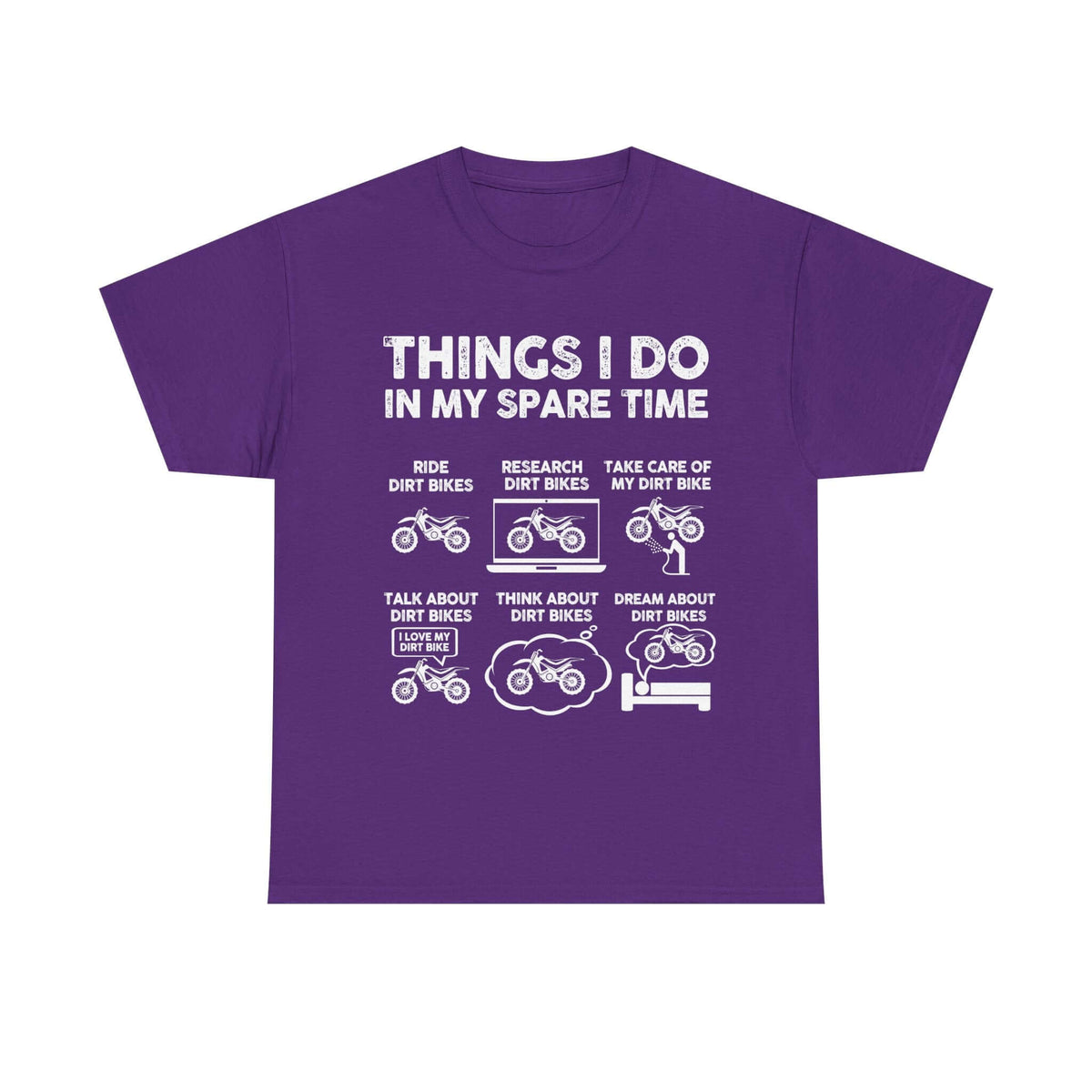 Things I Do in My Spare Time Dirt Bike T-Shirt shirt - great gift for car fans