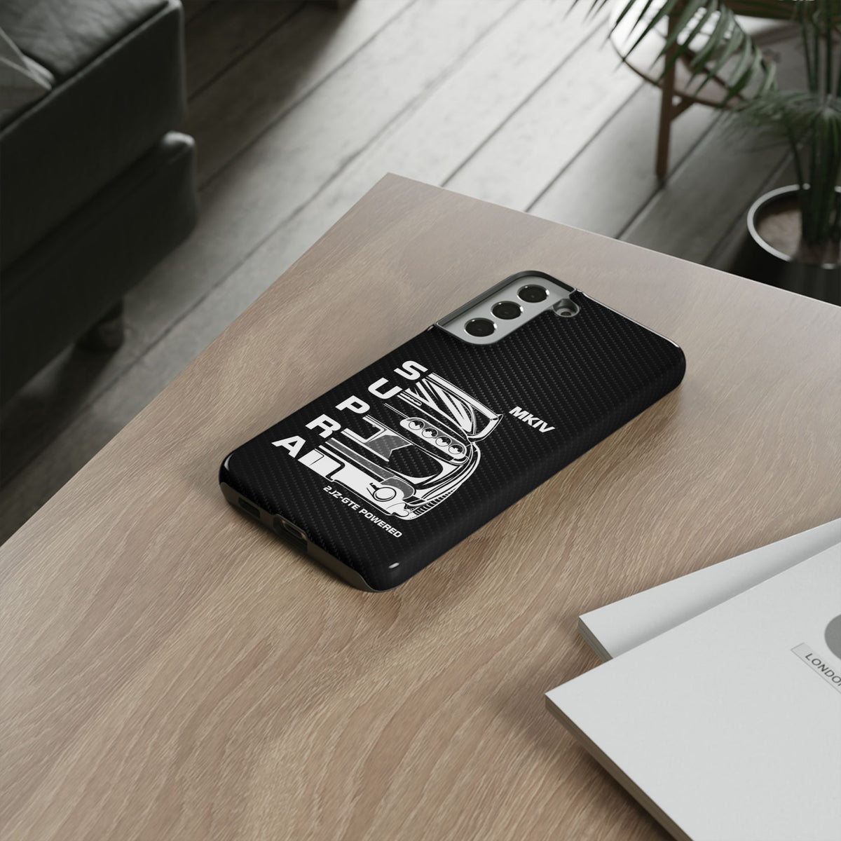 JDM Back View Tough Phone Case - Samsung Galaxy S22 Plus, glossy, lifestyle photo