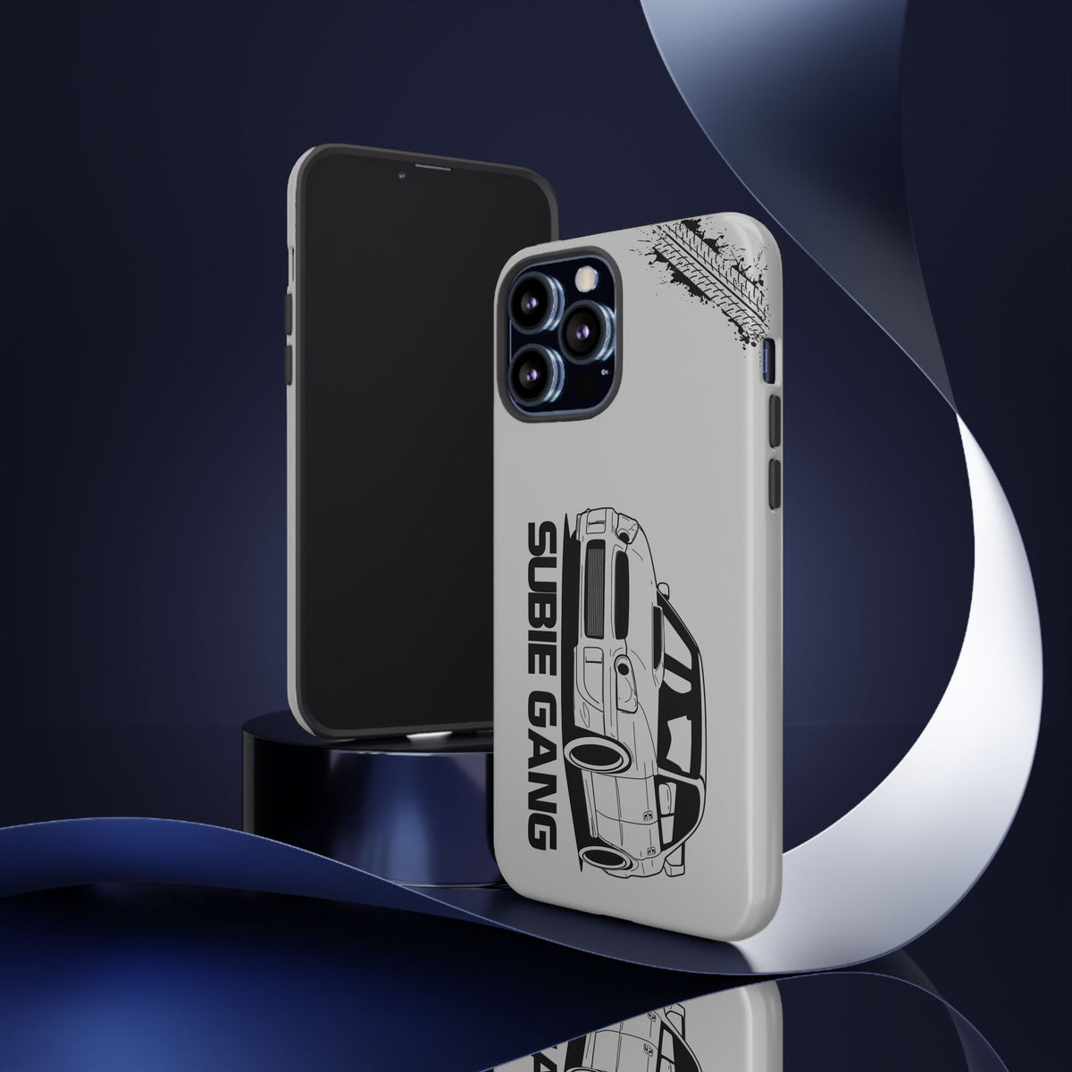 JDM Gang Tough Phone Case - iPhone 13 Pro Max, glossy, lifestyle photo