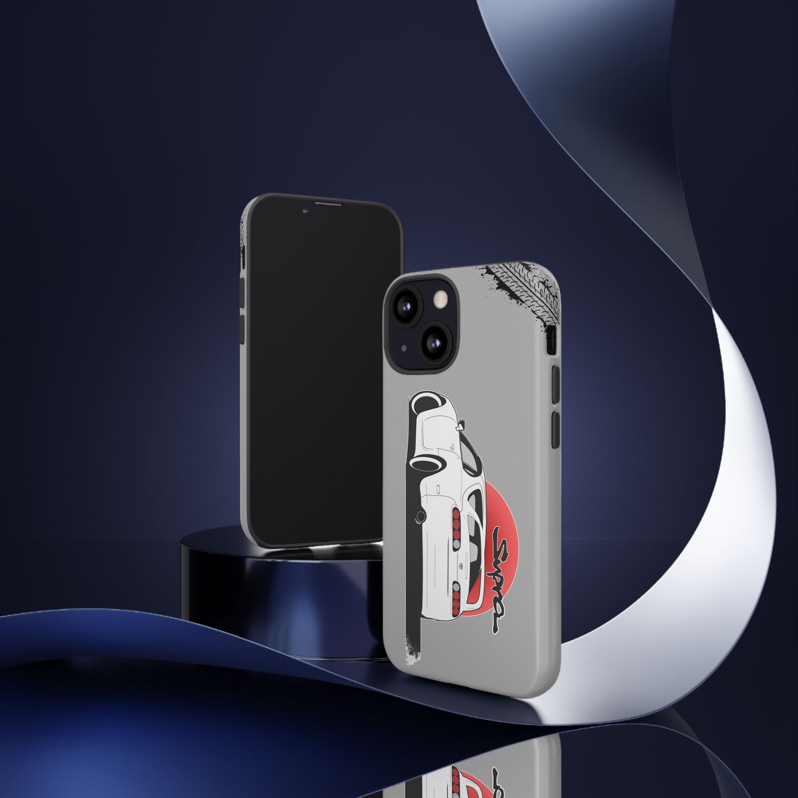MKIV A80 Supra 2JZ Beast Tough Phone Case - iPhone 13 Mini, glossy, lifestyle photo