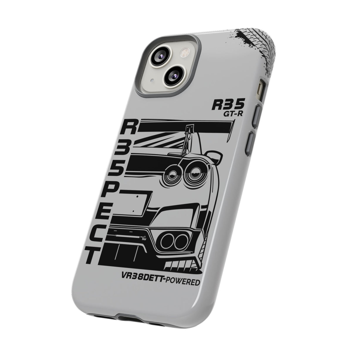JDM Front View Tough Phone Case - iPhone 16, glossy, dual-layer protection