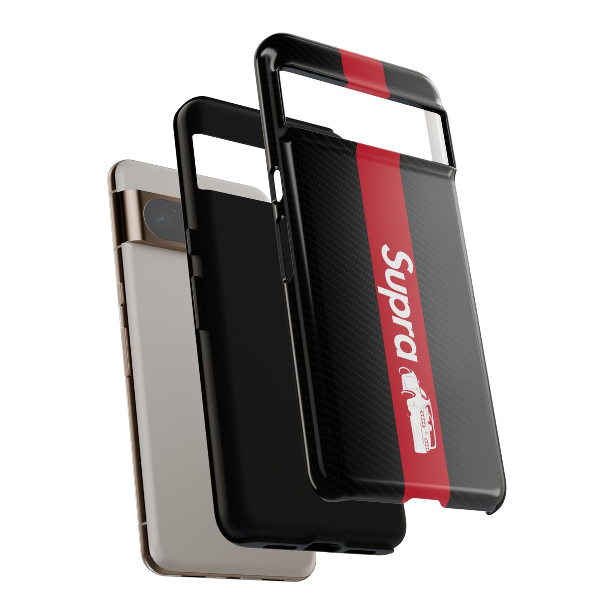 JDM Style Design Tough Phone Case - iPhone 14 Pro Max, glossy, side view