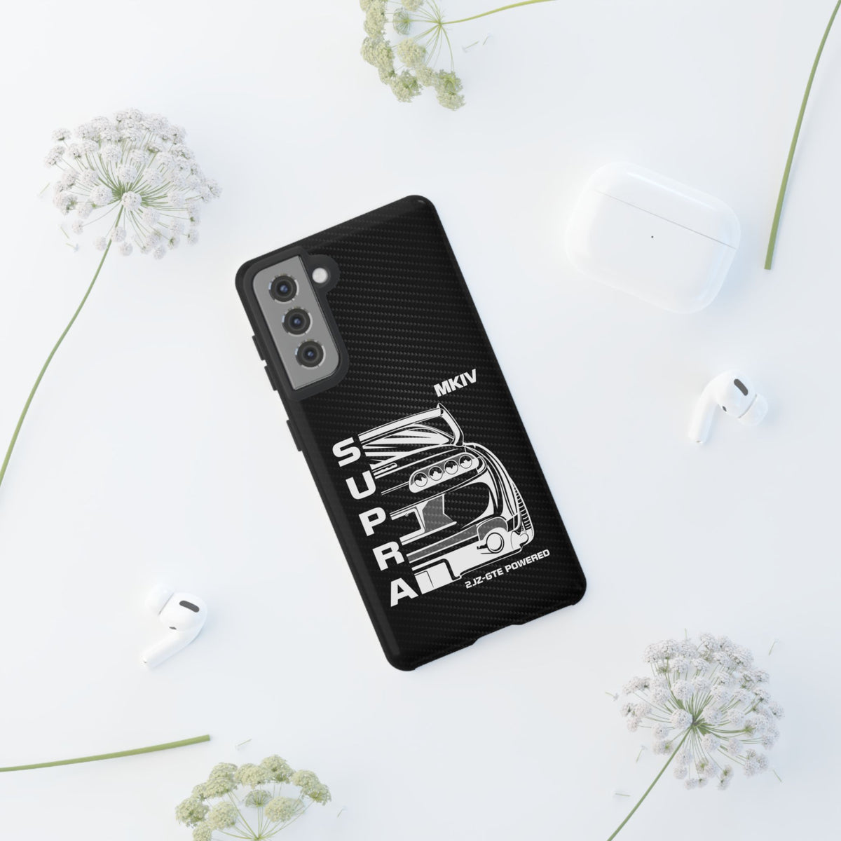 JDM Back View Tough Phone Case - Samsung Galaxy S21, glossy, lifestyle photo