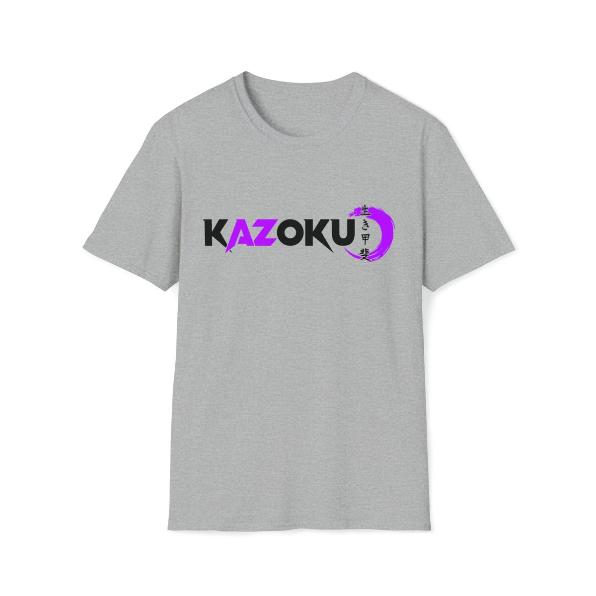 KAZOKU Shirt Purple - Design 1
