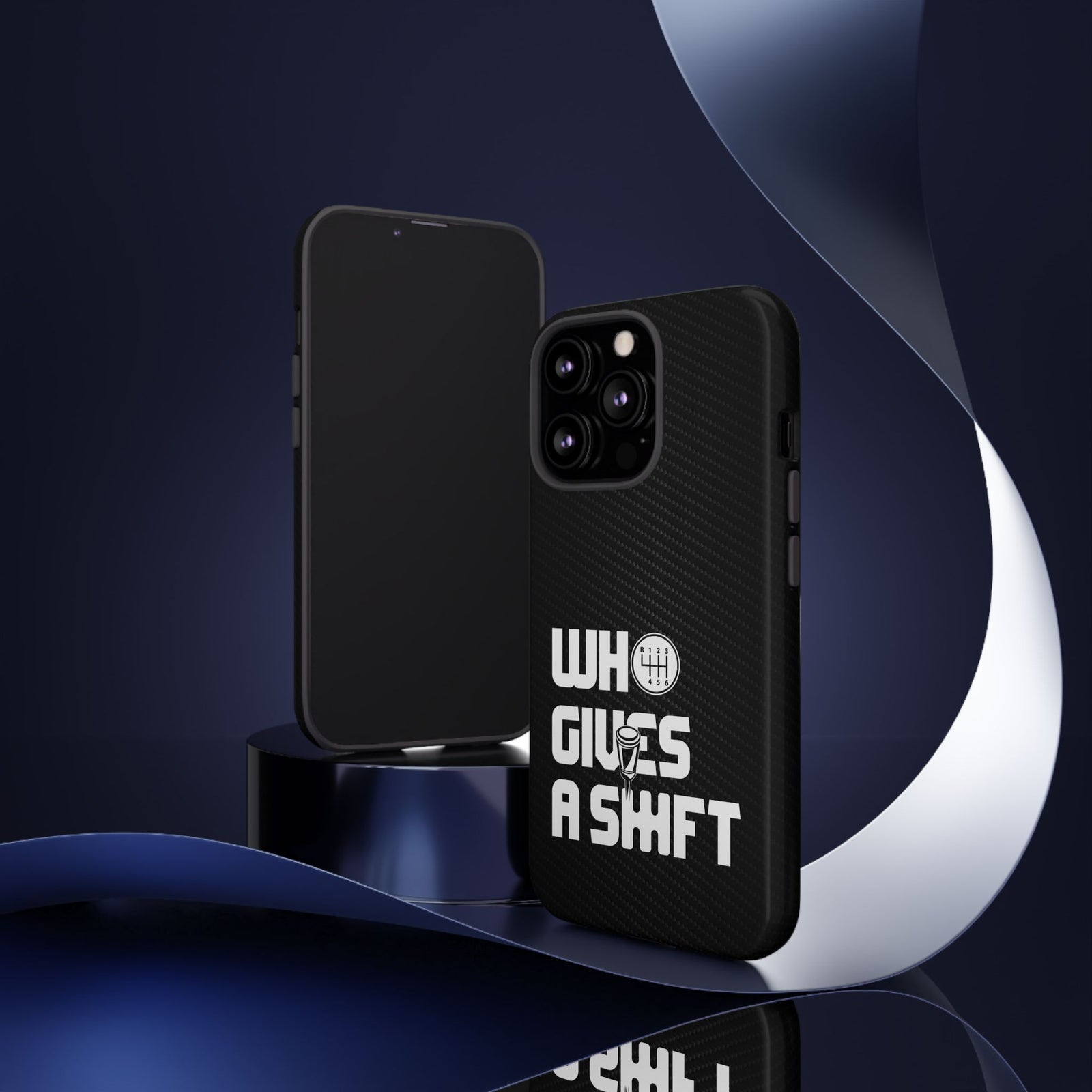 Who Gives a Shift Car Tough Phone Case | Funny Car Guy Gift