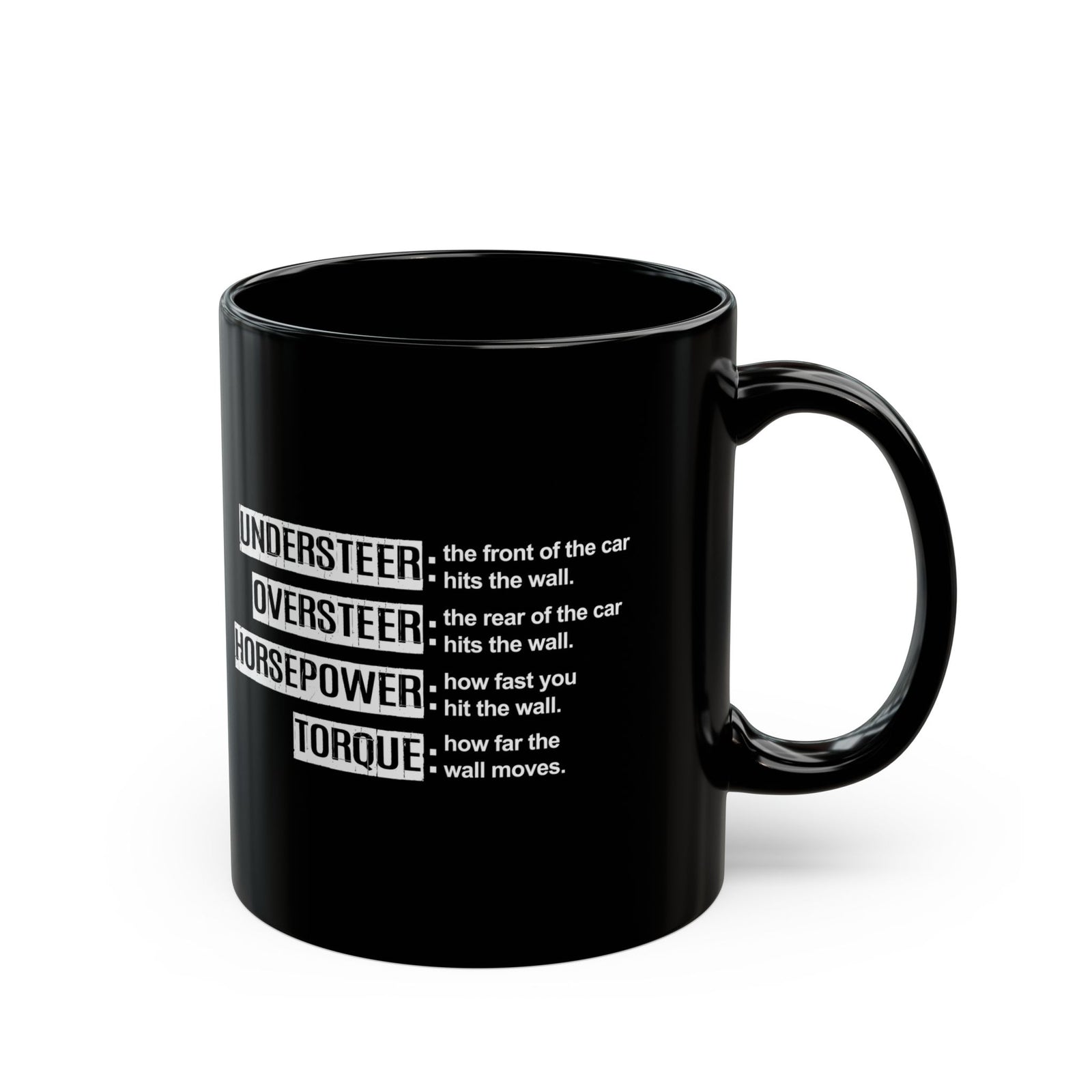 Car Enthusiasts Be Like Funny Coffee Mug - 15oz black coffee mug, angled view