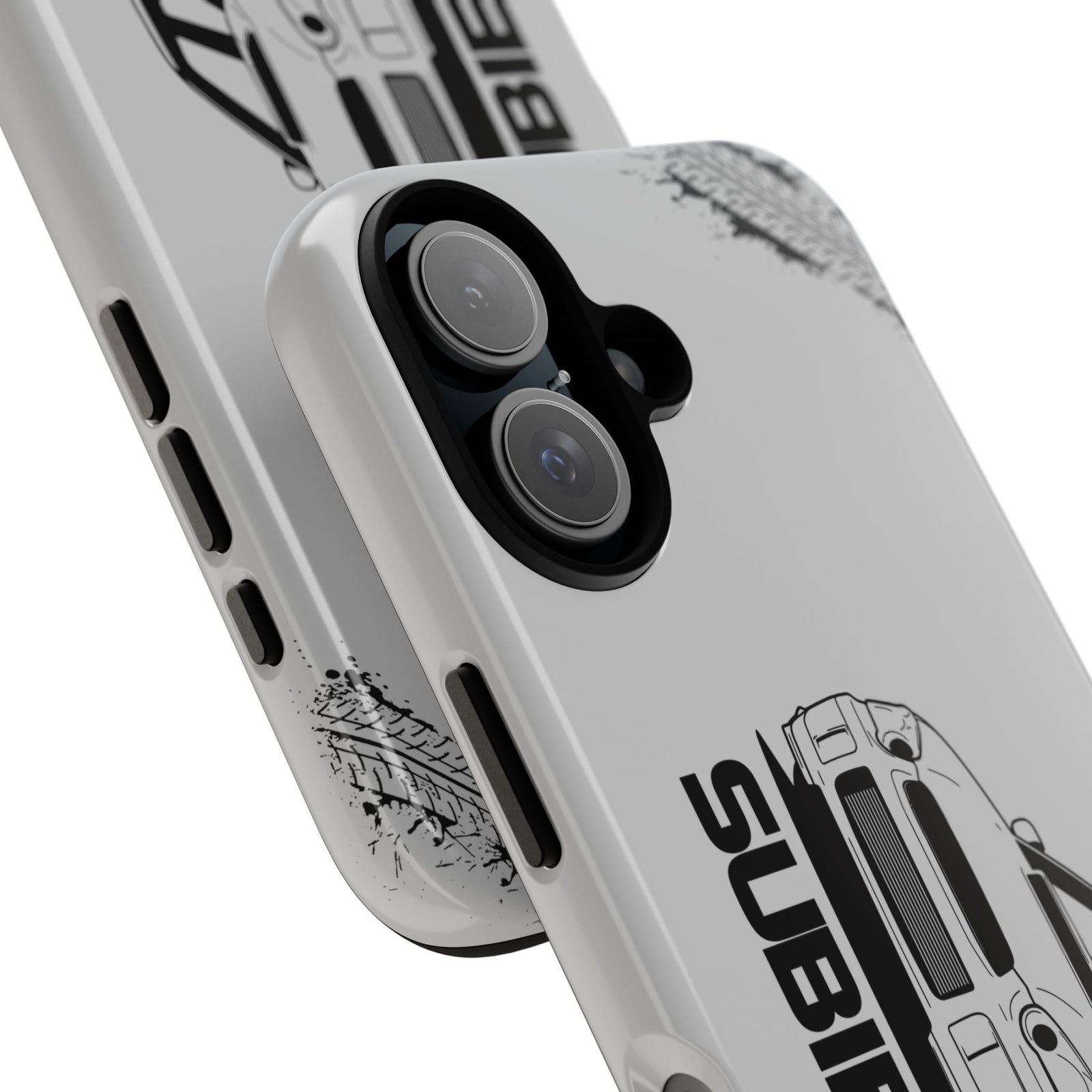 JDM Gang Tough Phone Case - iPhone 16, glossy, camera cutout close-up