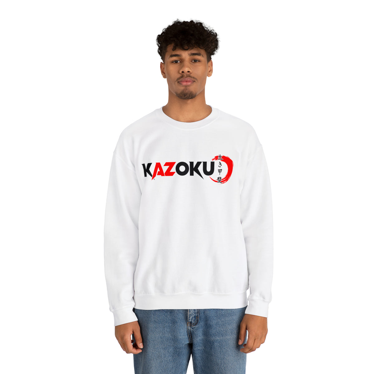 KAZOKU Sweatshirt Red - Design 1