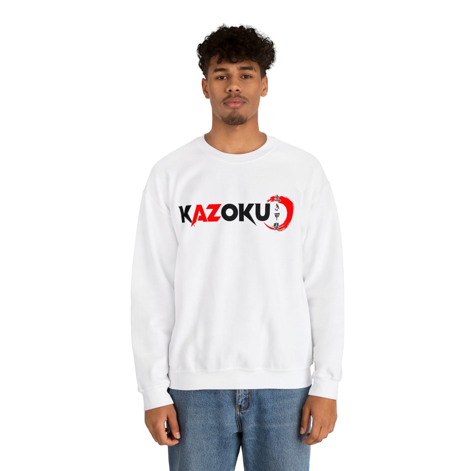 KAZOKU Sweatshirt Red - Design 1