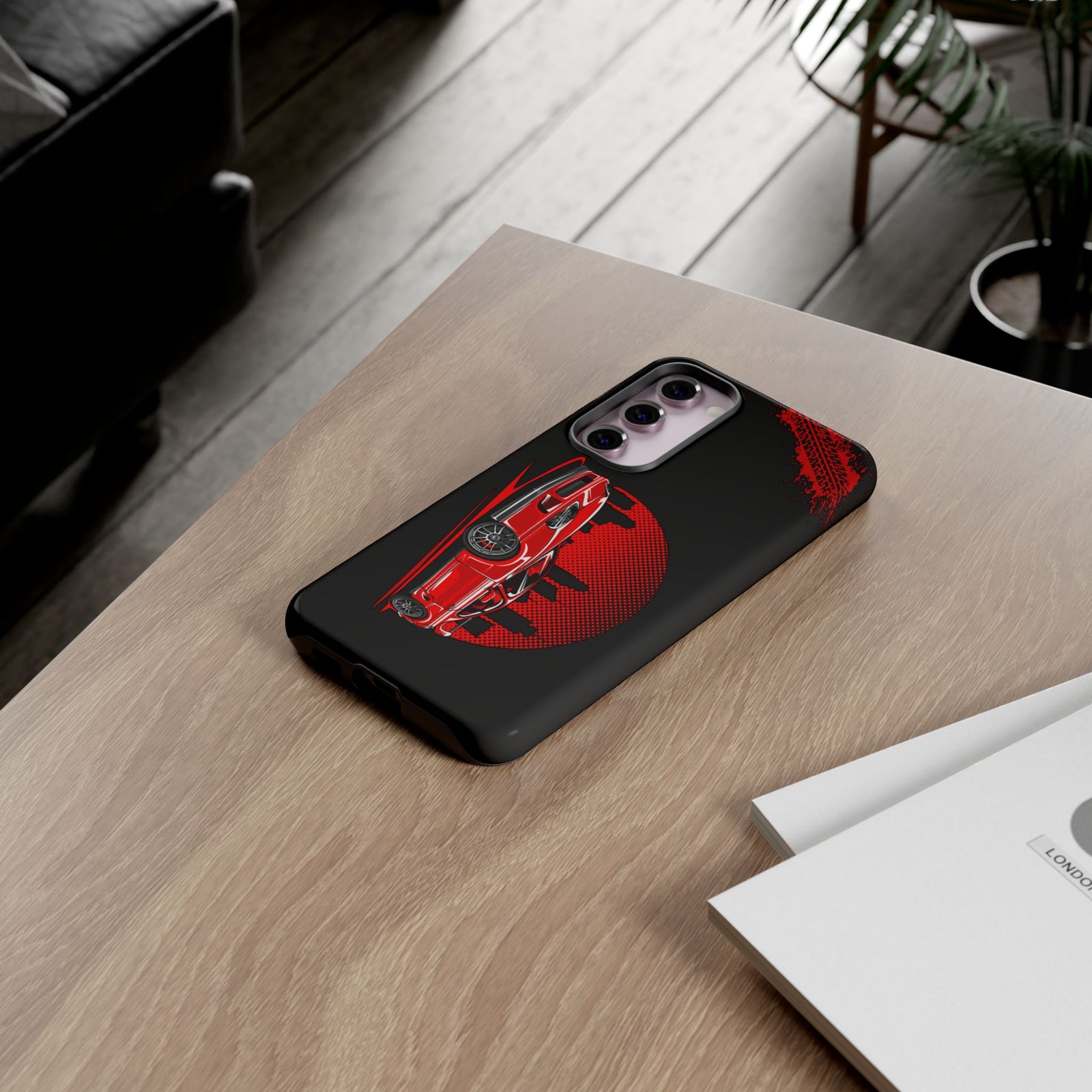 MKIV A80 Supra 2JZ Red City Tough Phone Case | JDM Car Guy Gift