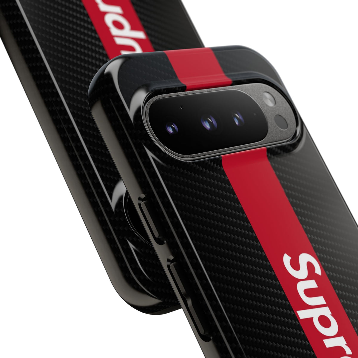 JDM Style Design Tough Phone Case - iPhone 15, glossy, front and back view