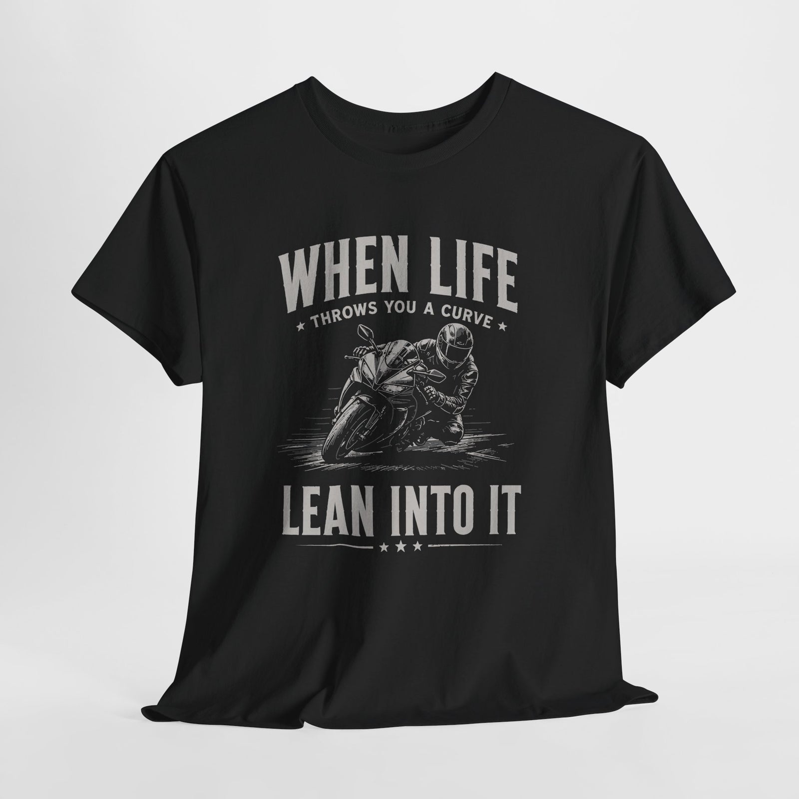 Lean Into It T-Shirt | Funny Sportbike Rider Gift Tee