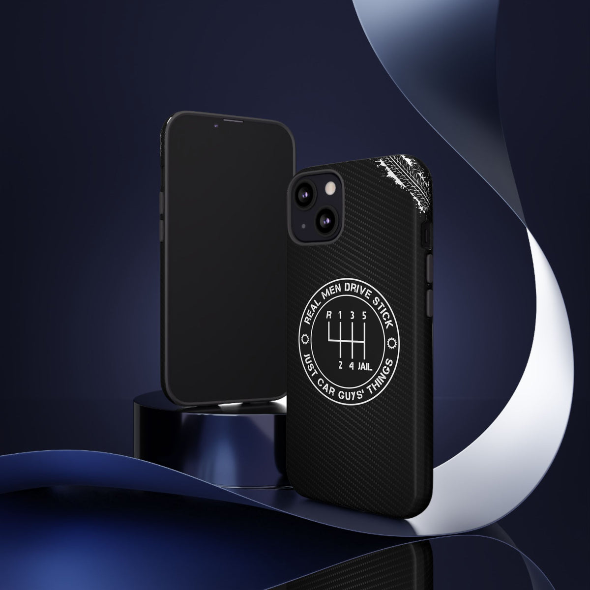 Real Men Drive Stick Manual Transmission Tough Phone Case | Car Guy Gift