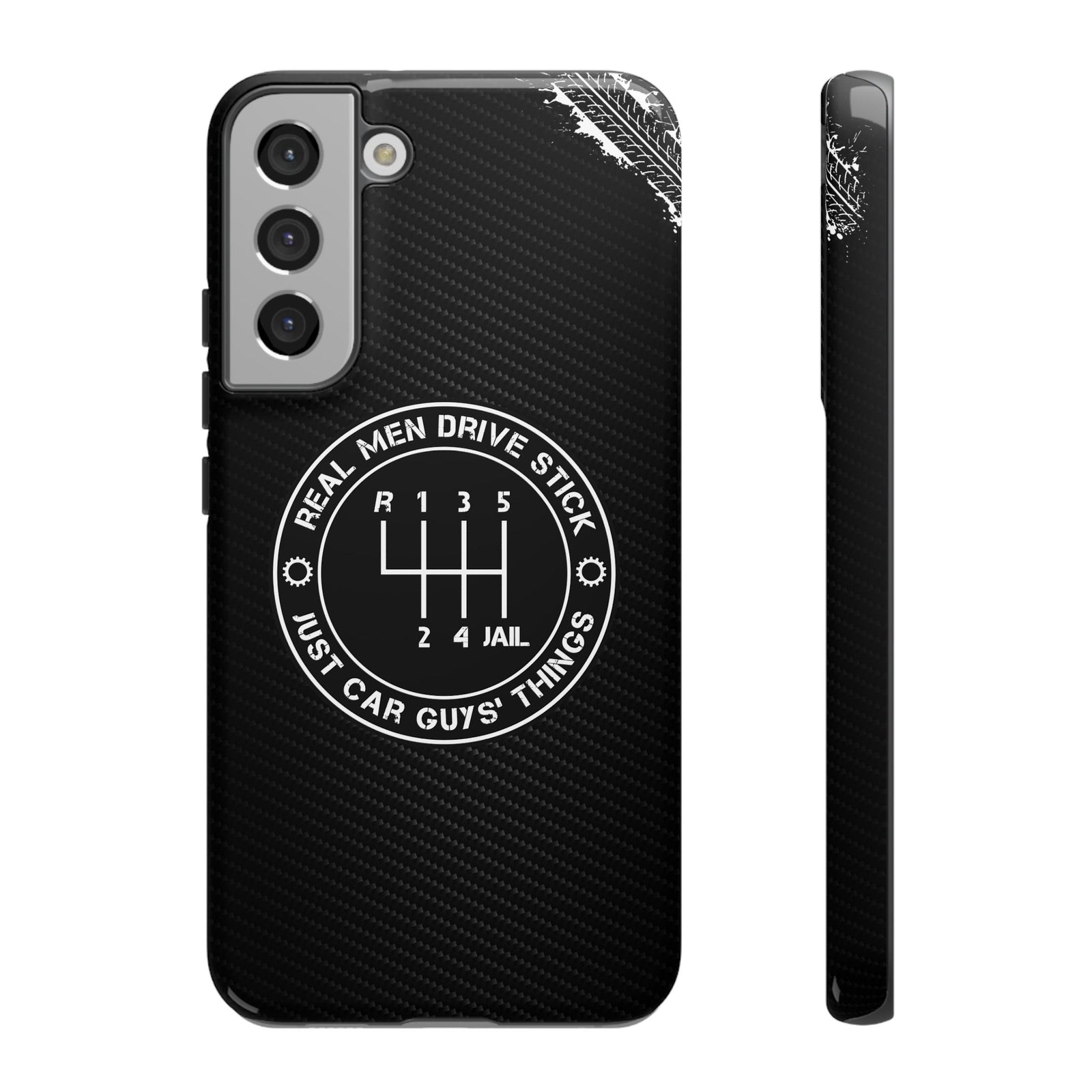 Real Men Drive Stick Manual Transmission Tough Phone Case | Car Guy Gift