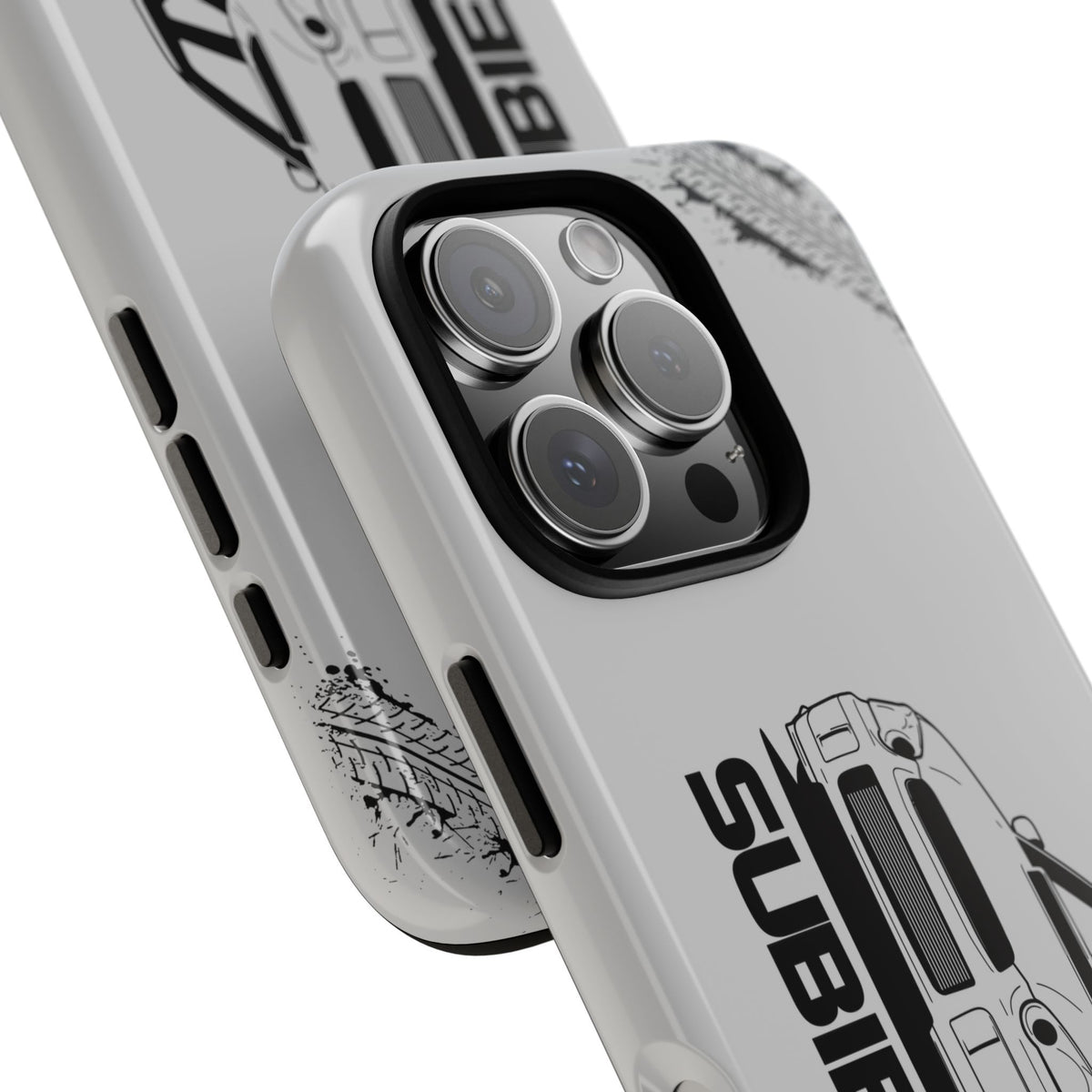 JDM Gang Tough Phone Case - iPhone 16 Pro, glossy, camera cutout close-up