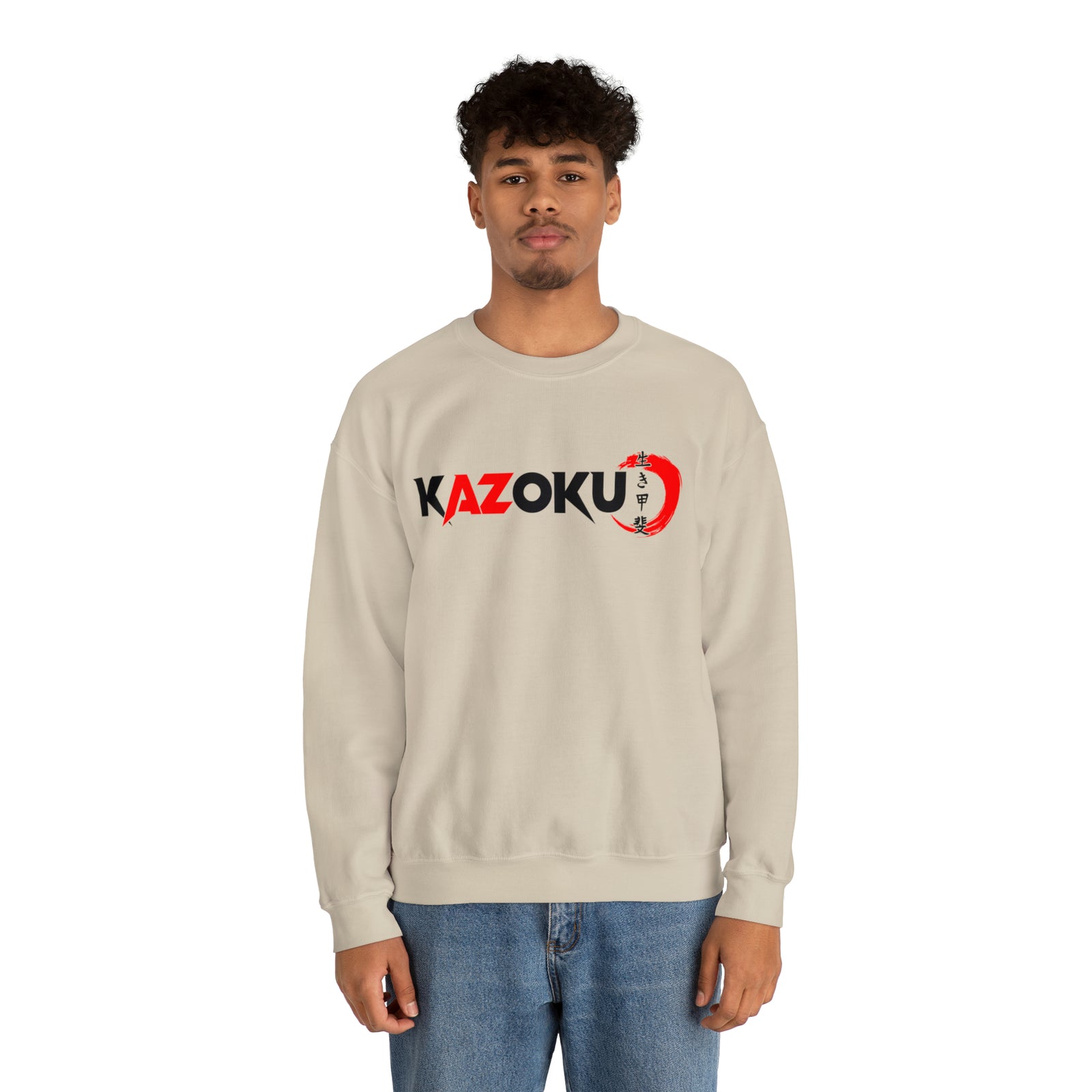 KAZOKU Sweatshirt Red - Design 1
