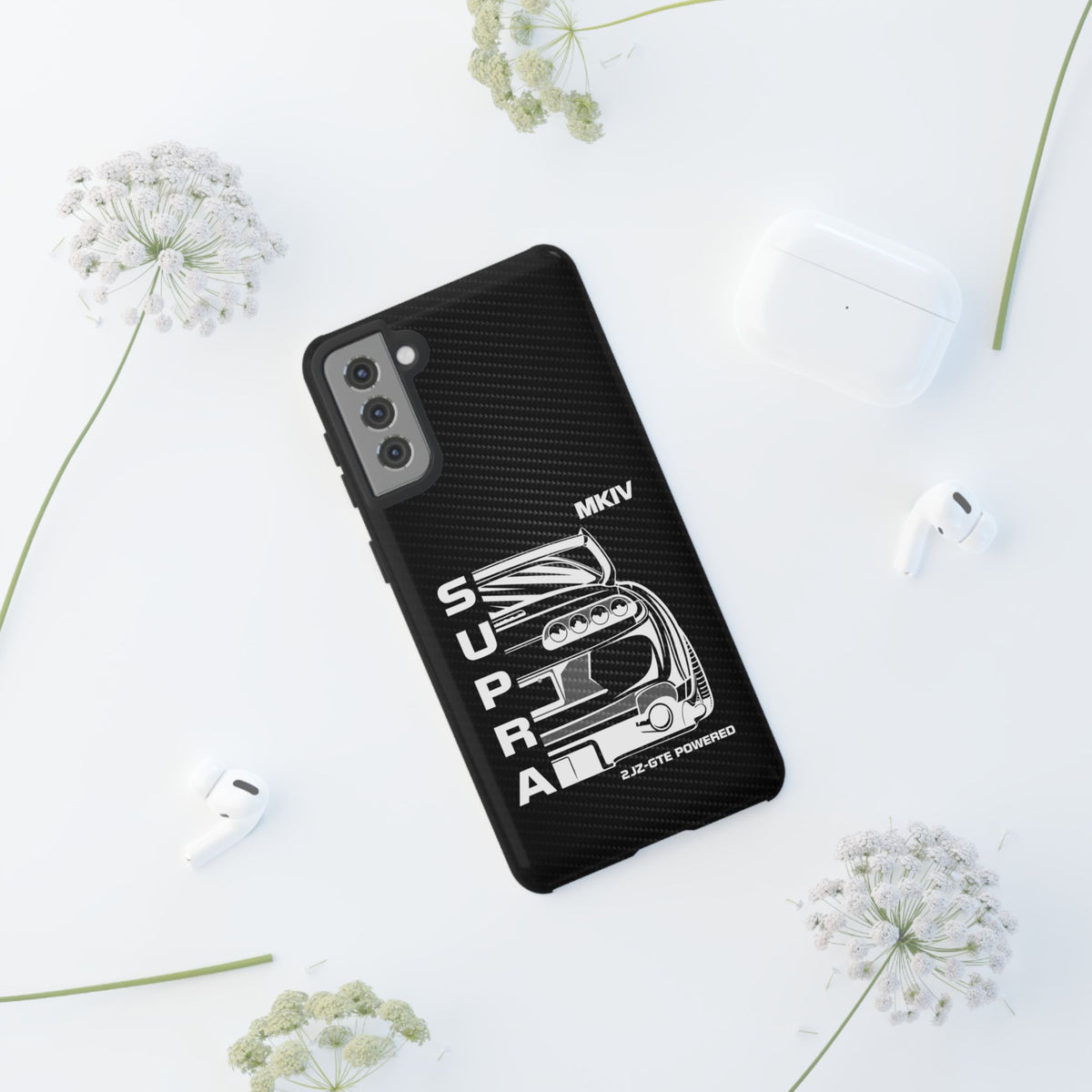 JDM Back View Tough Phone Case - Samsung Galaxy S21 Plus, glossy, lifestyle photo