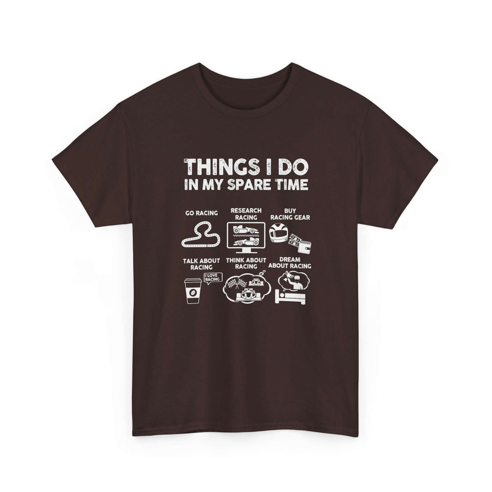 Things I Do in My Spare Time Racing T-Shirt t-shirt variant - automotive enthusiast gift