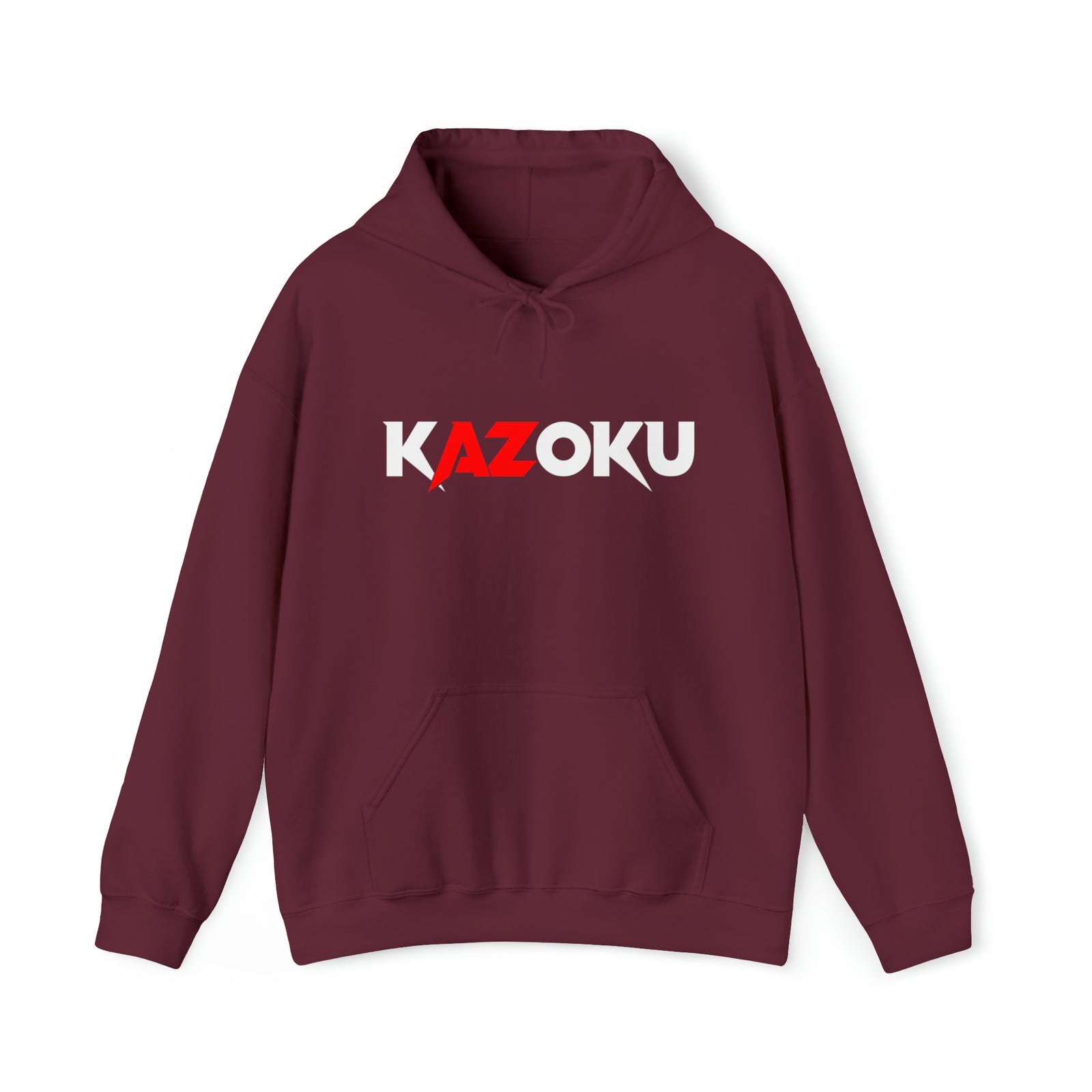 KAZOKU Hoodie Red - Design 2
